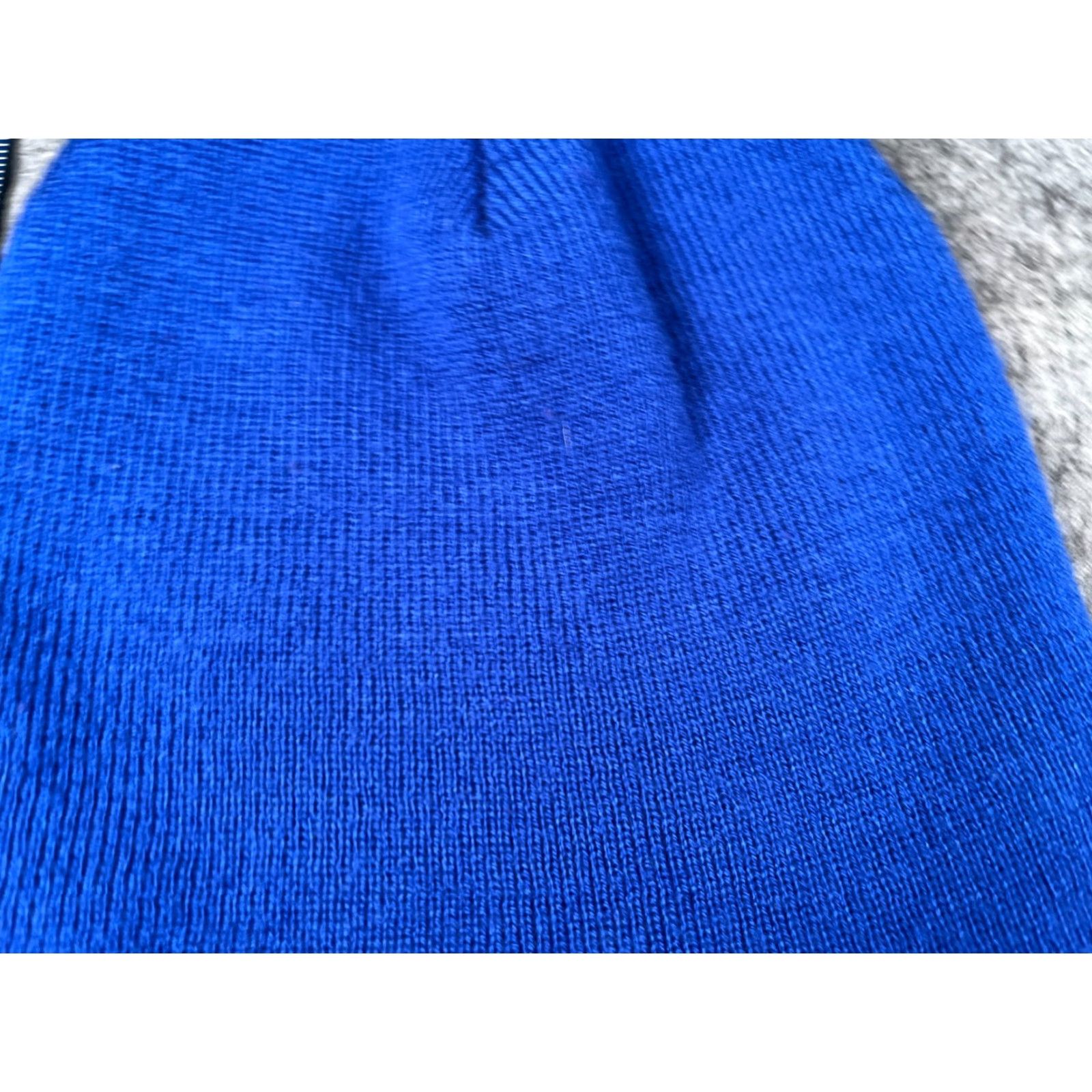 Walmart Walmart Beanie Hat Unisex Adults One Size Blue Knit 100% Polyester Ski Theme Beanie Size ONE SIZE - 2 Thumbnail
