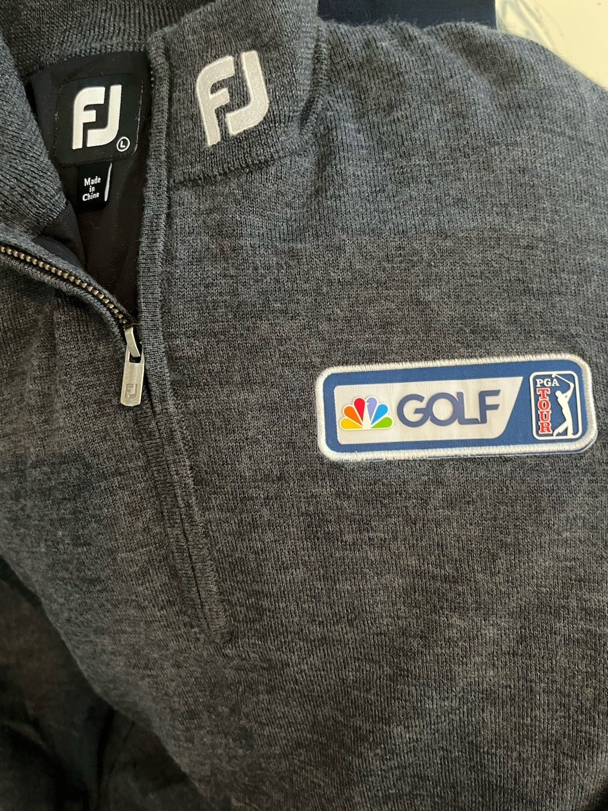 Footjoy FootJoy FJ 100% Wool NBC Golf PGA Tour Pullover Sweater Size US L / EU 52-54 / 3 - 6 Thumbnail