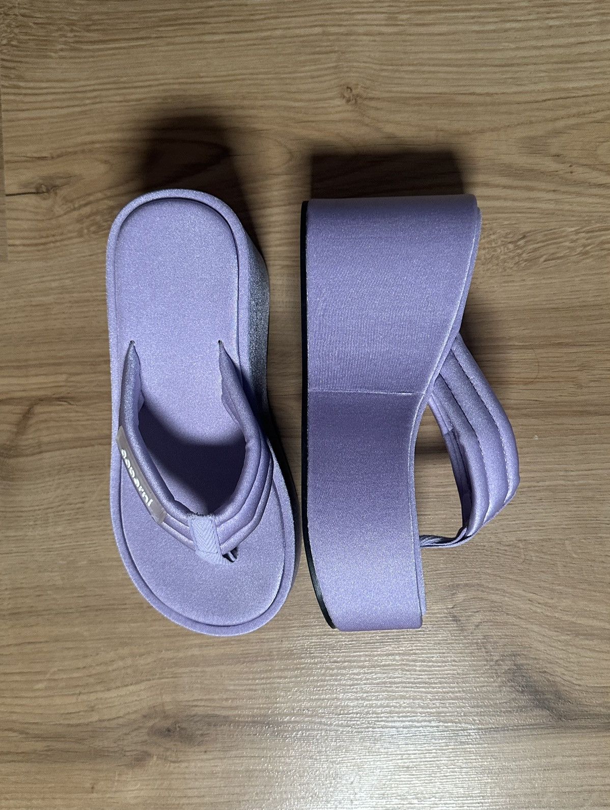 Coperni Coperni Logo Patch Thong-strap wedge sandals Size US 6 / IT 36 - 2 Thumbnail
