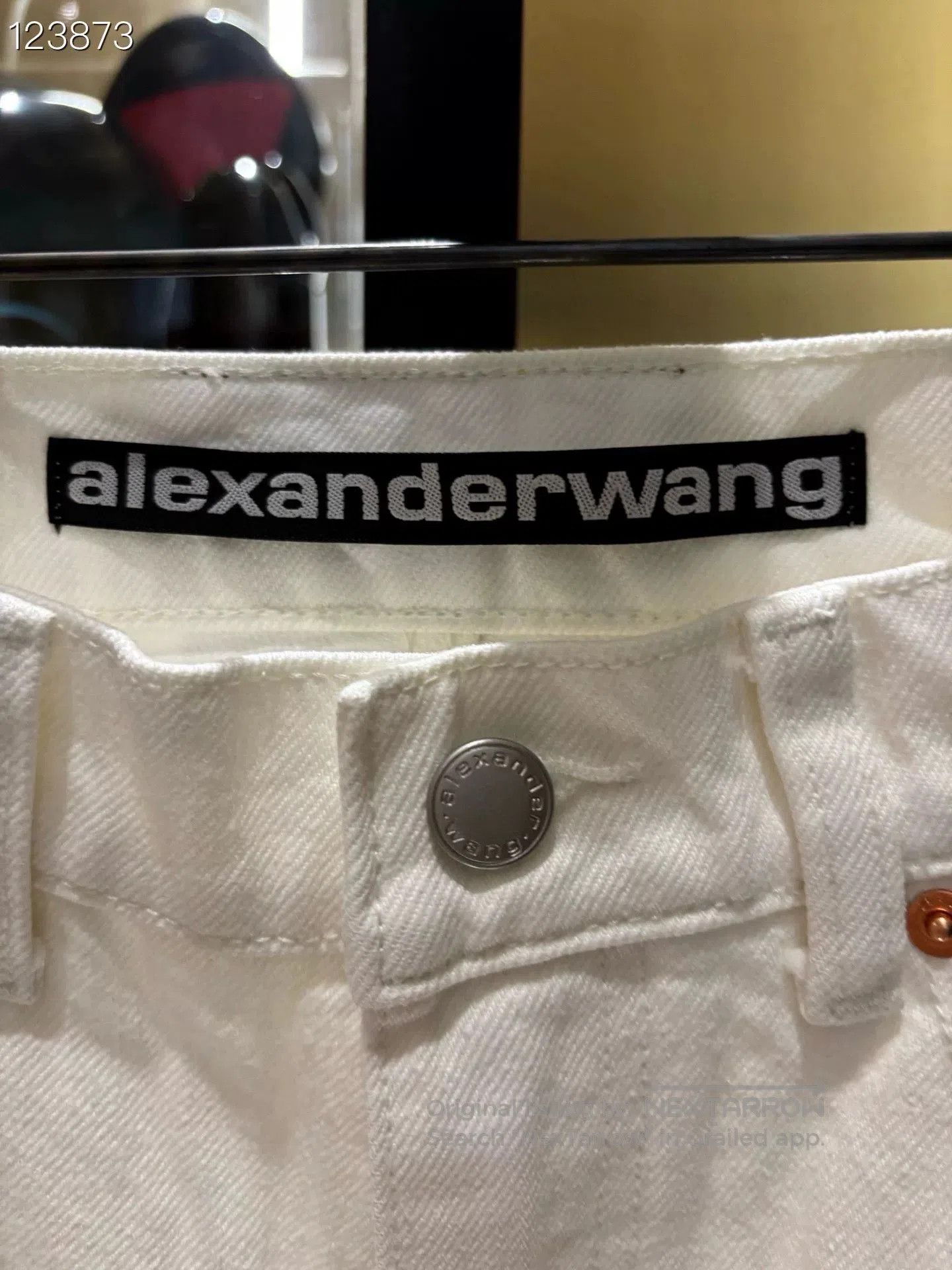 King Alexander Wang 040881v520 White Jeans 28. Size 28" / US 6 / IT 42 - 3 Thumbnail