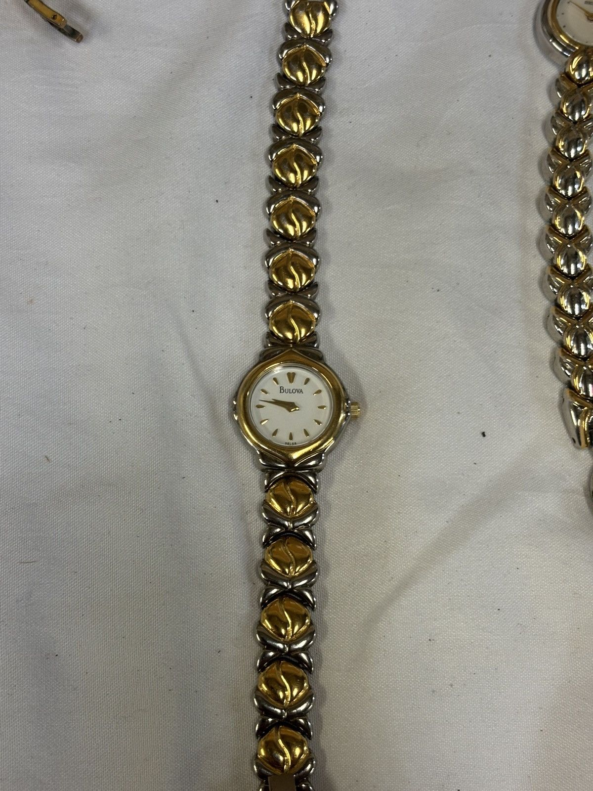 Bulova Vintage Bulova T7 2-Tone Wonens Watch! New Battery! Size ONE SIZE - 6 Thumbnail