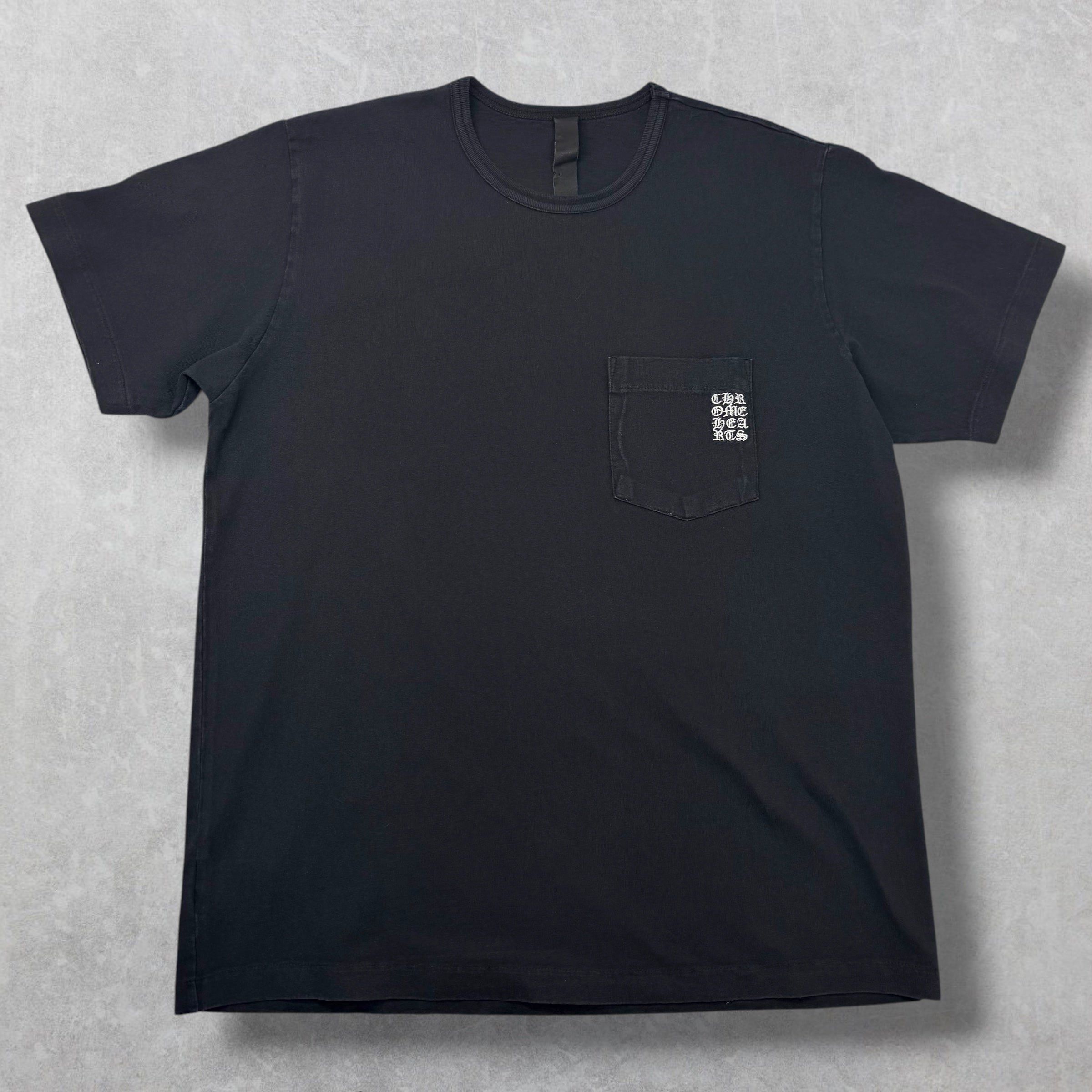 Chrome Hearts Chrome Hearts GRP Y Not Embroidered Black Tee XL Size US XL / EU 56 / 4 - 1 Thumbnail