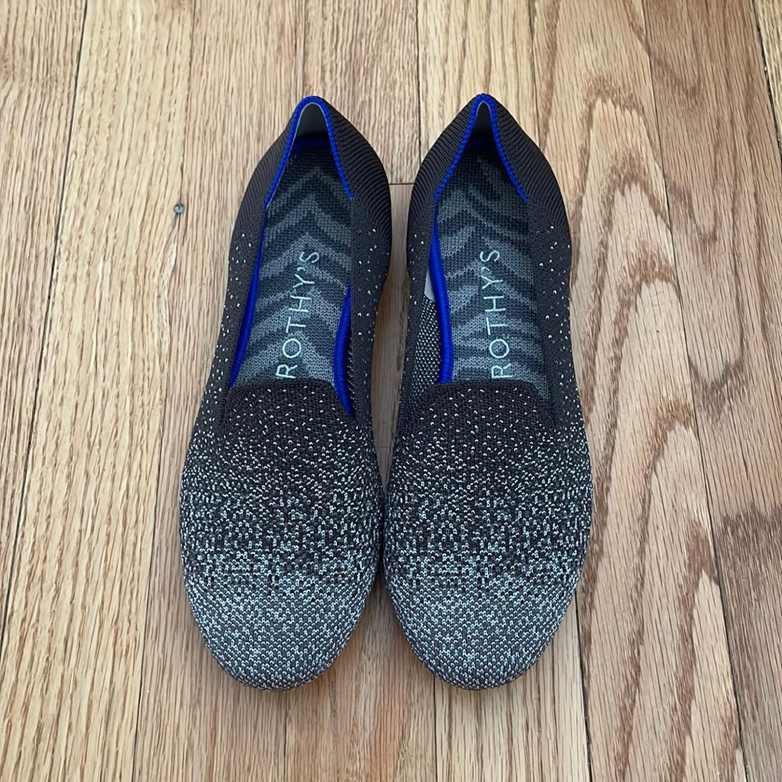 Other Rothy’s the Loafer in grey sparkles metallic dots size 7 Size US 7 / IT 37 - 2 Thumbnail