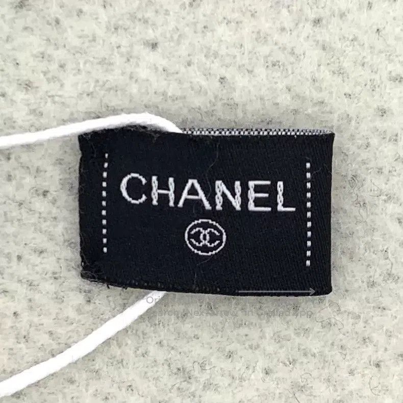 Chanel Chanel Black logo letter inlaid cashmere scarf Size ONE SIZE - 8 Thumbnail