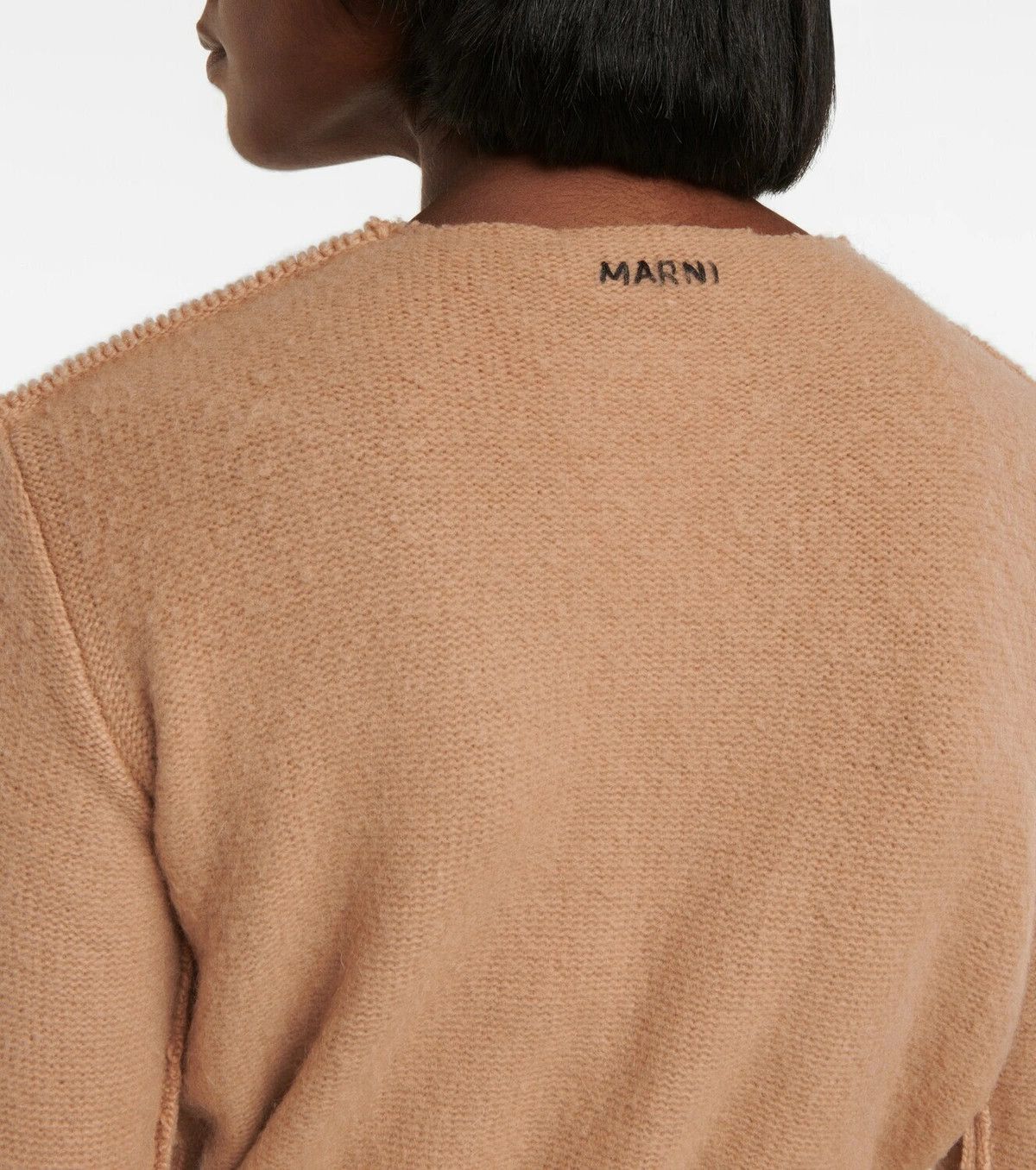 Marni o1y1125 Cardigan in Camel Size M / US 6-8 / IT 42-44 - 4 Thumbnail