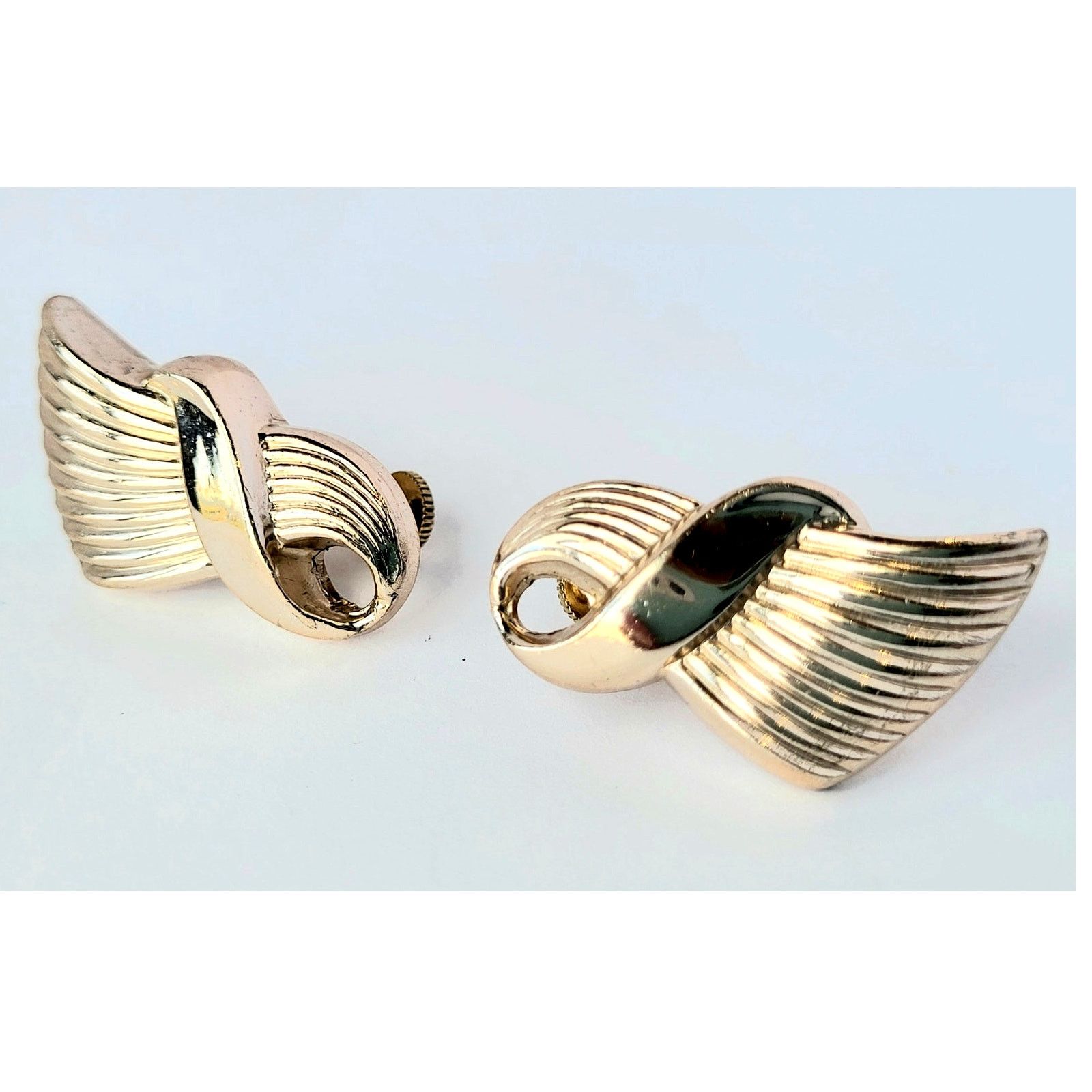 Other Vintage Pegasus Coro Earrings Art Deco MCM Signed Corolite Size ONE SIZE - 1 Thumbnail