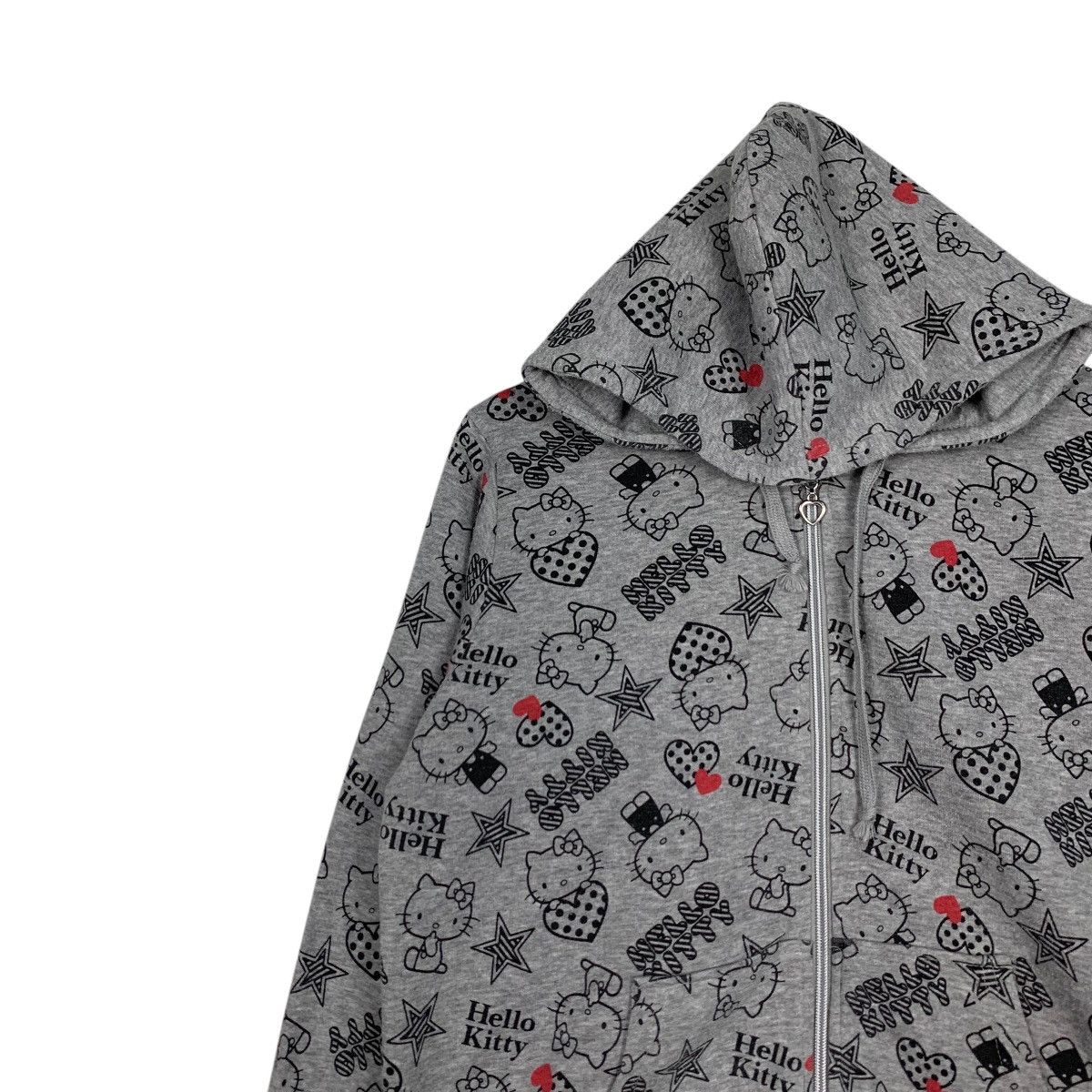 Anime HELLO KITTY Fullprint Zipper Hoodies Sweatshirt #1856-C81 Size L / US 10 / IT 46 - 6 Thumbnail