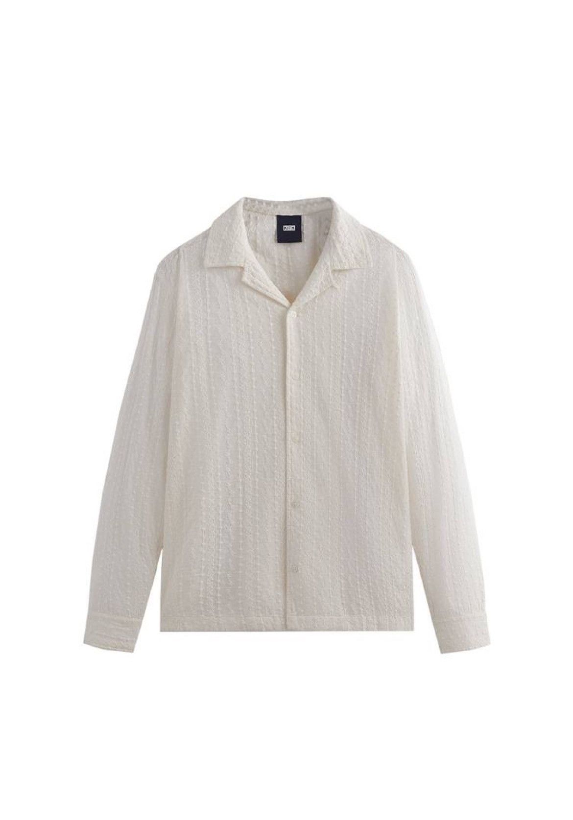 Kith kith white embroidered L/S thompson camp collar shirt Size US L / EU 52-54 / 3 - 1 Thumbnail