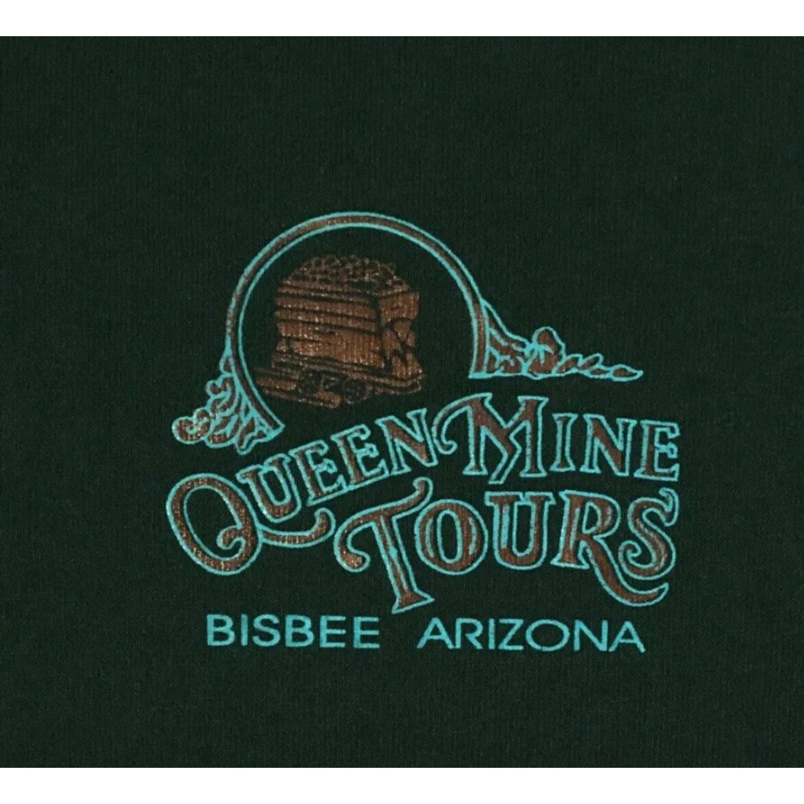 Vintage VINTAGE Bisbee Queen Mine Tours Shirt S Arizona Nature Western Grunge Biker 90s 80s Sun Green Nike Shirt Mens USA Desert Rockabilly 90s Grunge Size US S / EU 44-46 / 1 - 4 Thumbnail