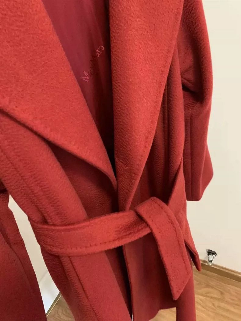 Other MaxMara Manuela Red Wool Coat-2508 Size US M / EU 48-50 / 2 - 3 Thumbnail