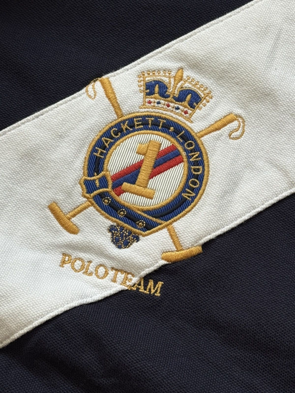 Hackett × Vintage Hackett XXL multicolour polo rugby tee T-shirt dress Size US XXL / EU 58 / 5 - 8 Thumbnail