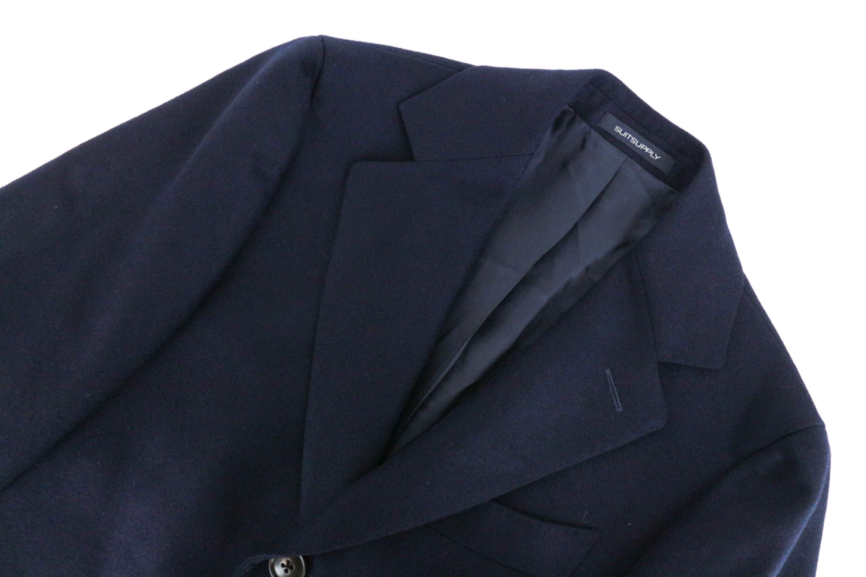 Suitsupply VICENZA UK30R Blue Wool Coat 67242 Size US XXS / EU 40 - 4 Thumbnail