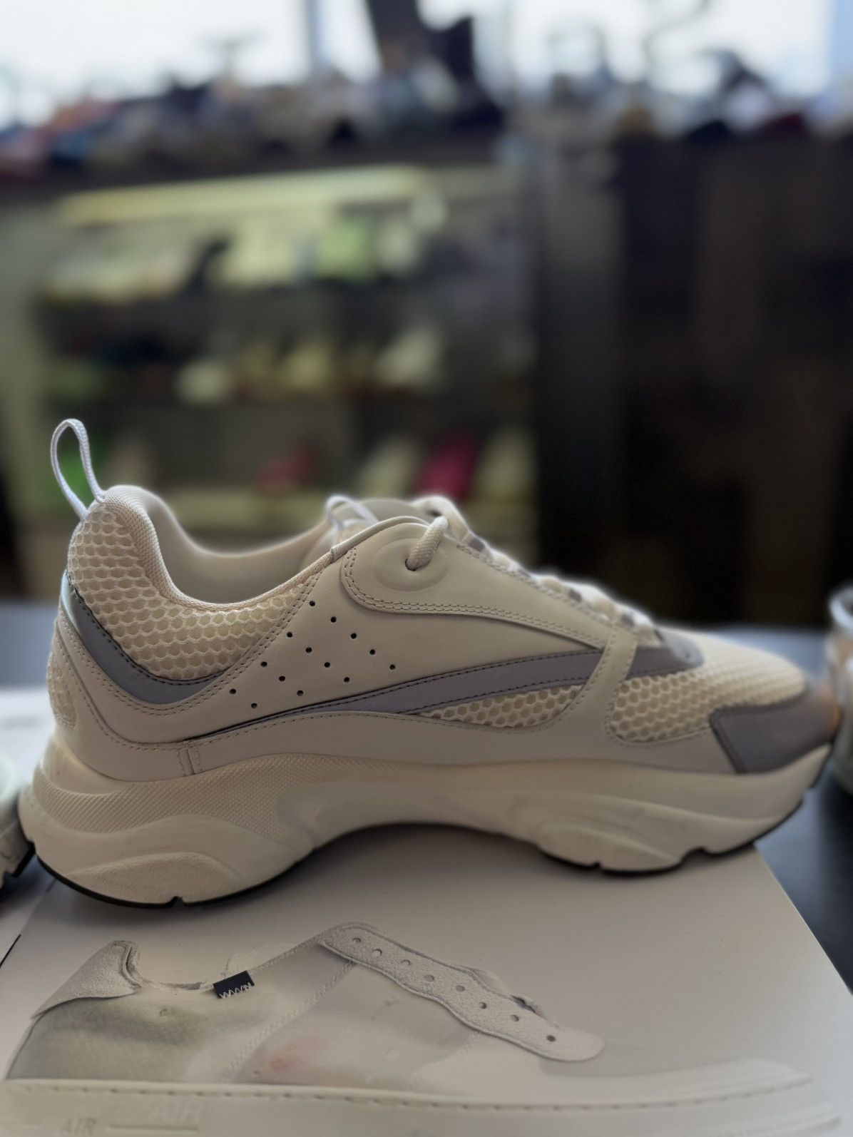 Dior Dior B22 White Sneakers Size 43EU/10US Discontinued Size US 10 / EU 43 - 7 Thumbnail