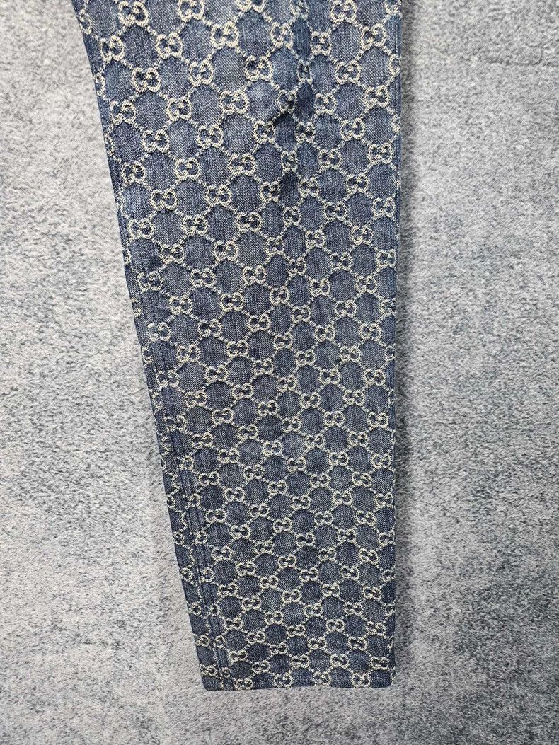 Gucci Gucci Printed Denim Pants Size 32-2506 Size US 32 / EU 48 - 6 Thumbnail