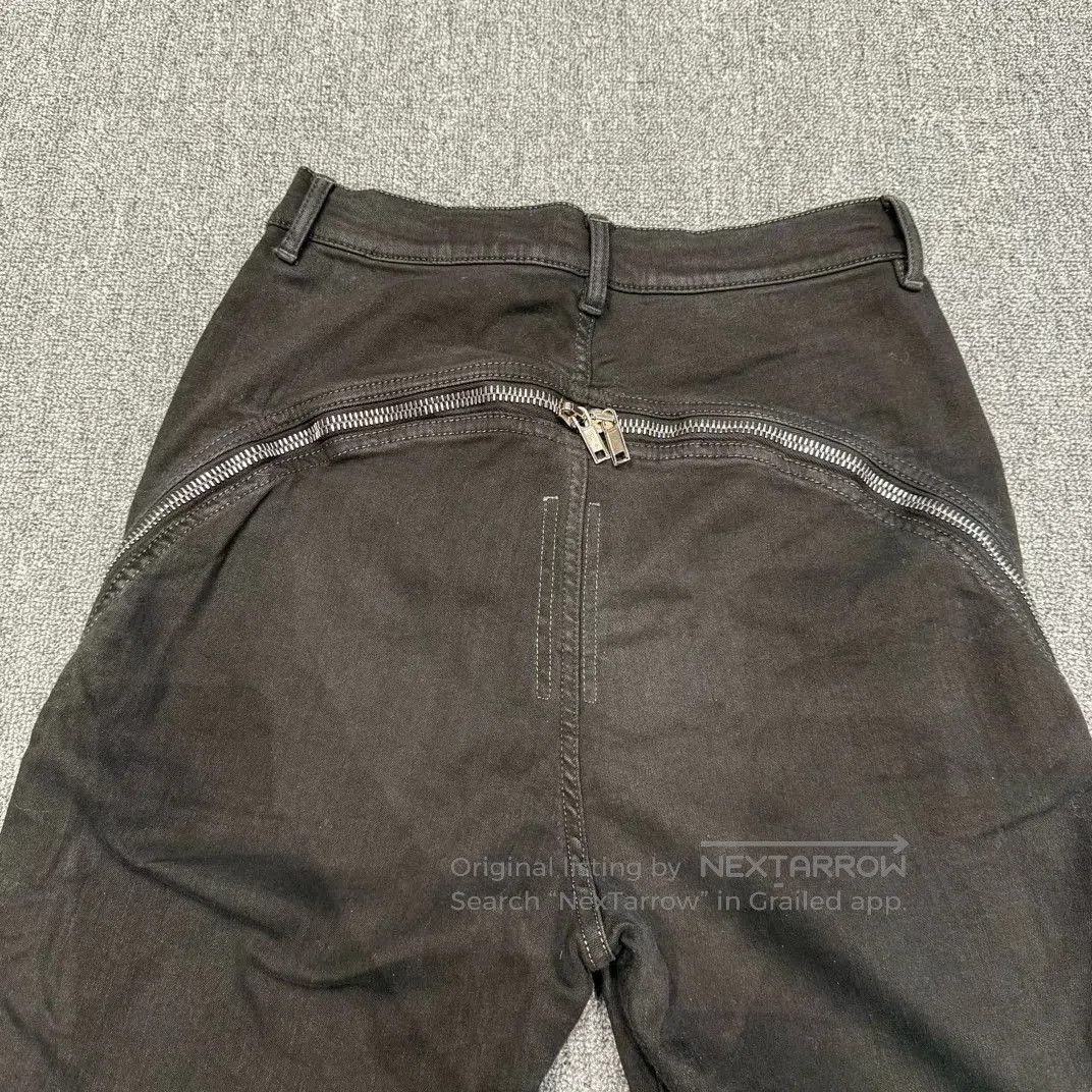 Rick Owens Rick Owens Black Zip Flare Jeans. Size US 29 - 5 Thumbnail
