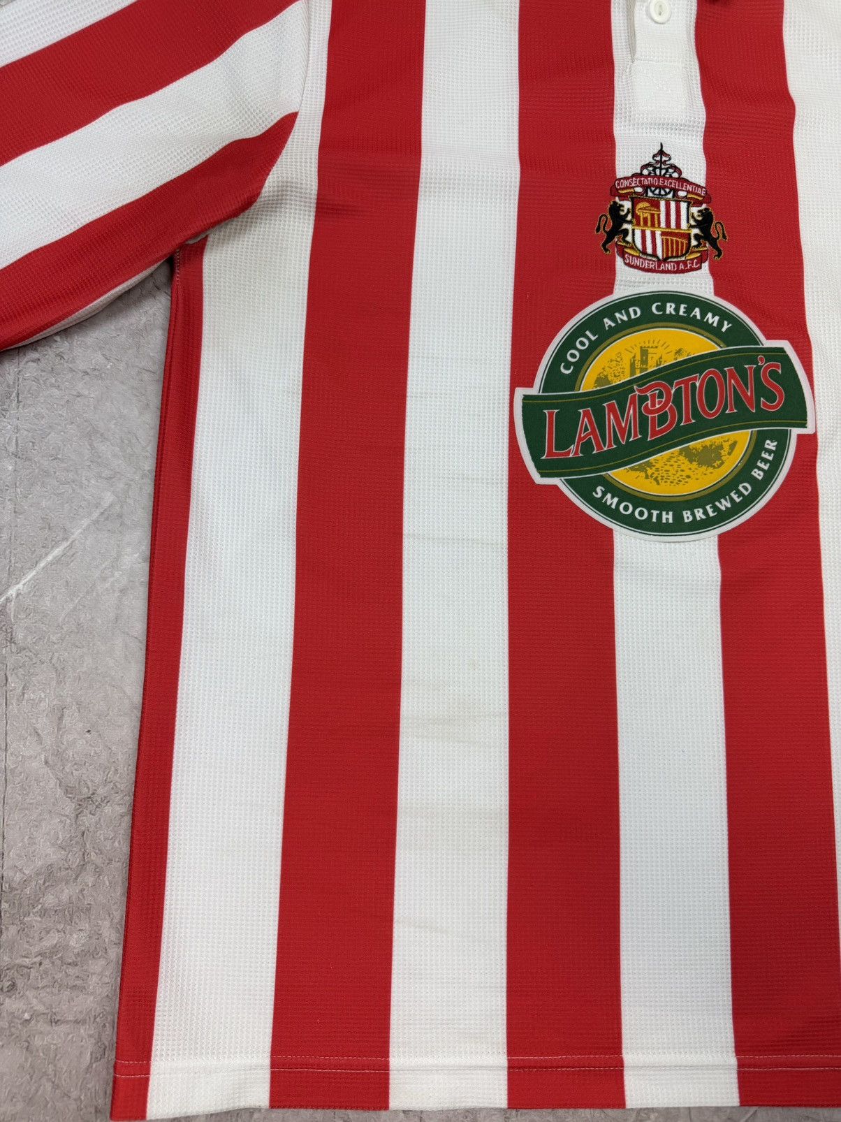Vintage Sunderland AFC 1996 Retro Home Football Jersey Score Draw Size US L / EU 52-54 / 3 - 7 Thumbnail
