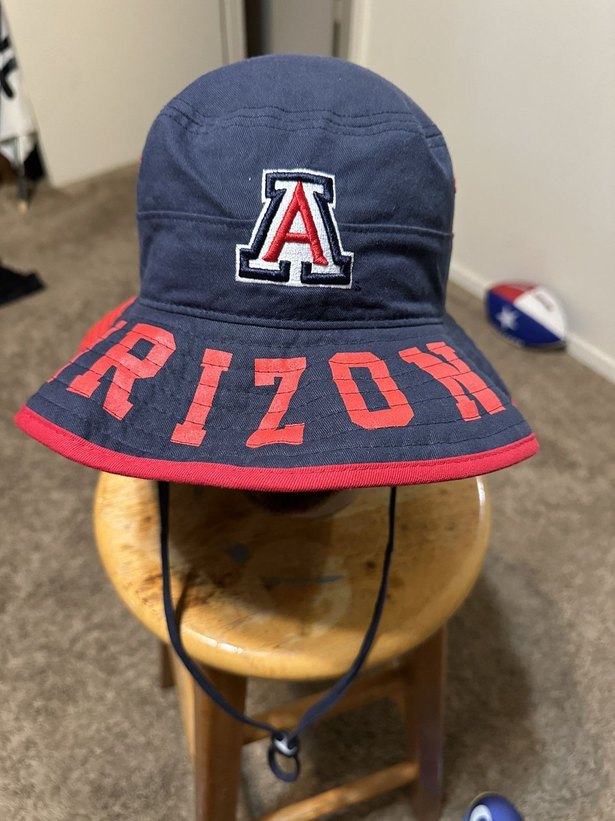 NCAA Vintage NCAA Arizona Wildcats “red & blue” bucket hat 90s Size ONE SIZE - 2 Thumbnail