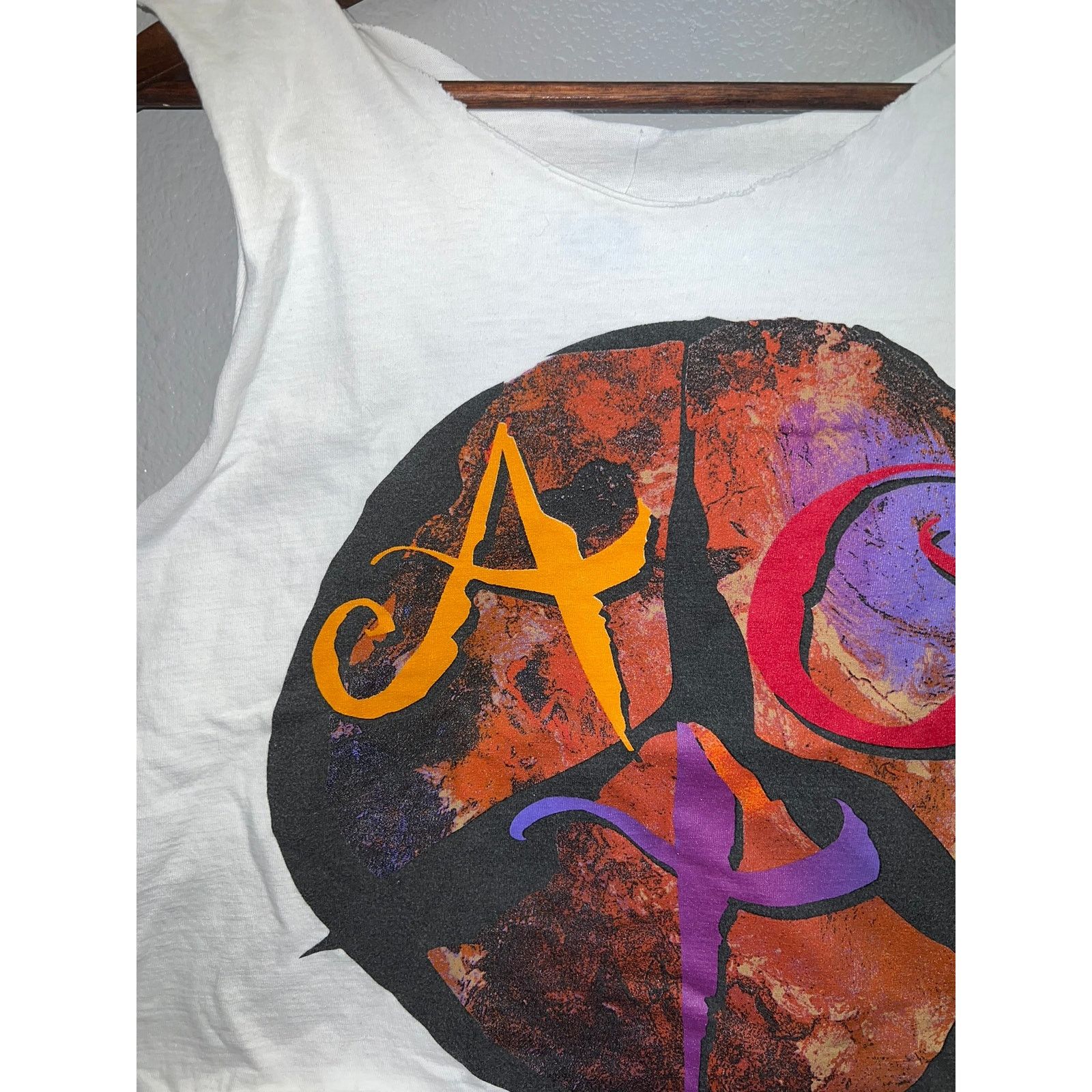Vintage Womens Vintage Alice And Chains Crop Top Shirt VTG 90s Large Size L / US 10 / IT 46 - 2 Thumbnail