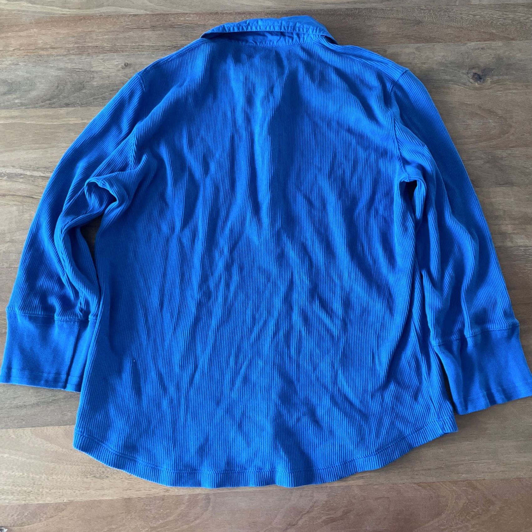 Ralph Lauren Ralph Lauren Women’s Henley Sweatshirt 100% Cotton Blue L Regular Long Sleeve Casual Shirt Knit Ladies Mens? No. Size L / US 10 / IT 46 - 2 Thumbnail