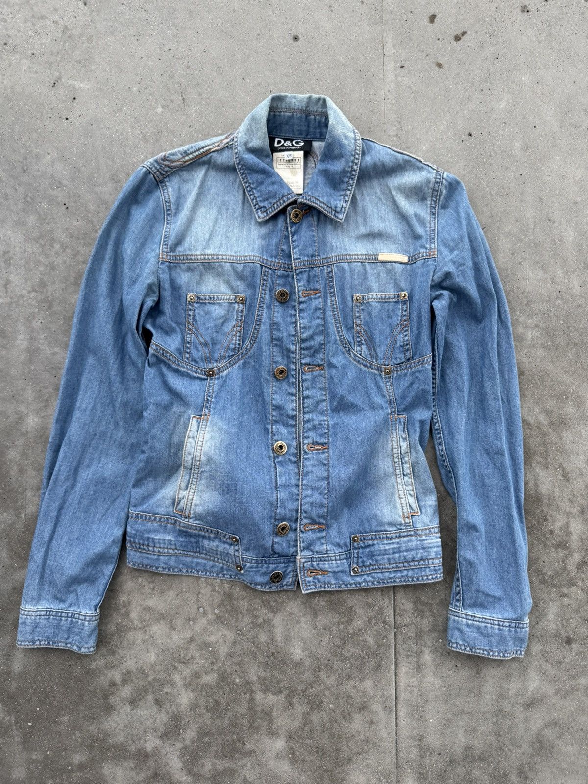 Designer × Dolce & Gabbana × Vintage Dolce&Gabbana Denim Vintage Buttonup shirt Size XS / US 0-2 / IT 36-38 - 3 Thumbnail