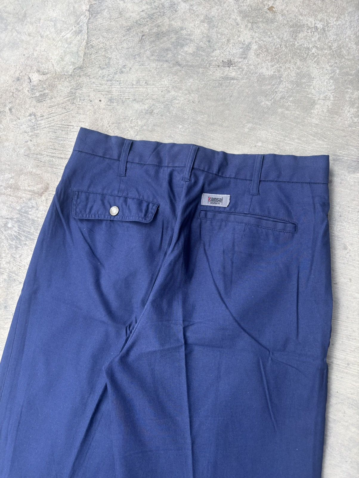 Kansai Yamamoto Vintage Kansai Uniform Casual Pants Navy Size US 30 / EU 46 - 2 Thumbnail
