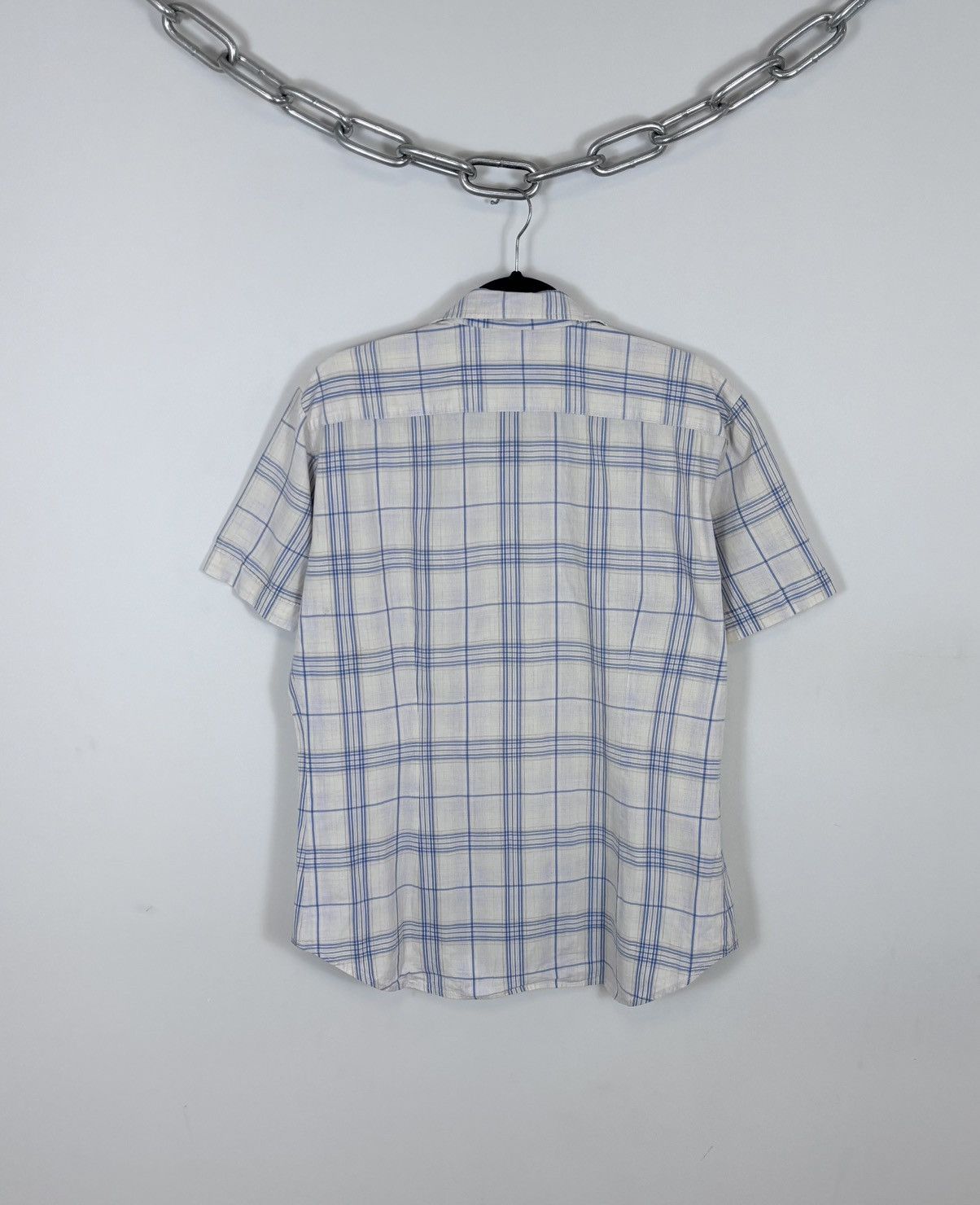 Dolce & Gabbana Vintage Dolce & Gabbana Men’s Madras Short Sleeve Shirt Size US L / EU 52-54 / 3 - 14 Thumbnail