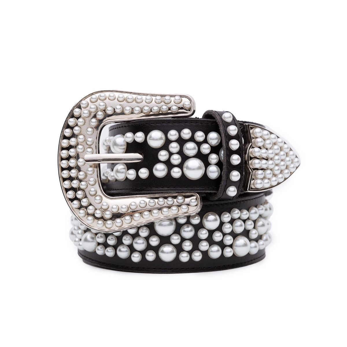 Other Pearl Studded Belt Size 34 - 1 Thumbnail