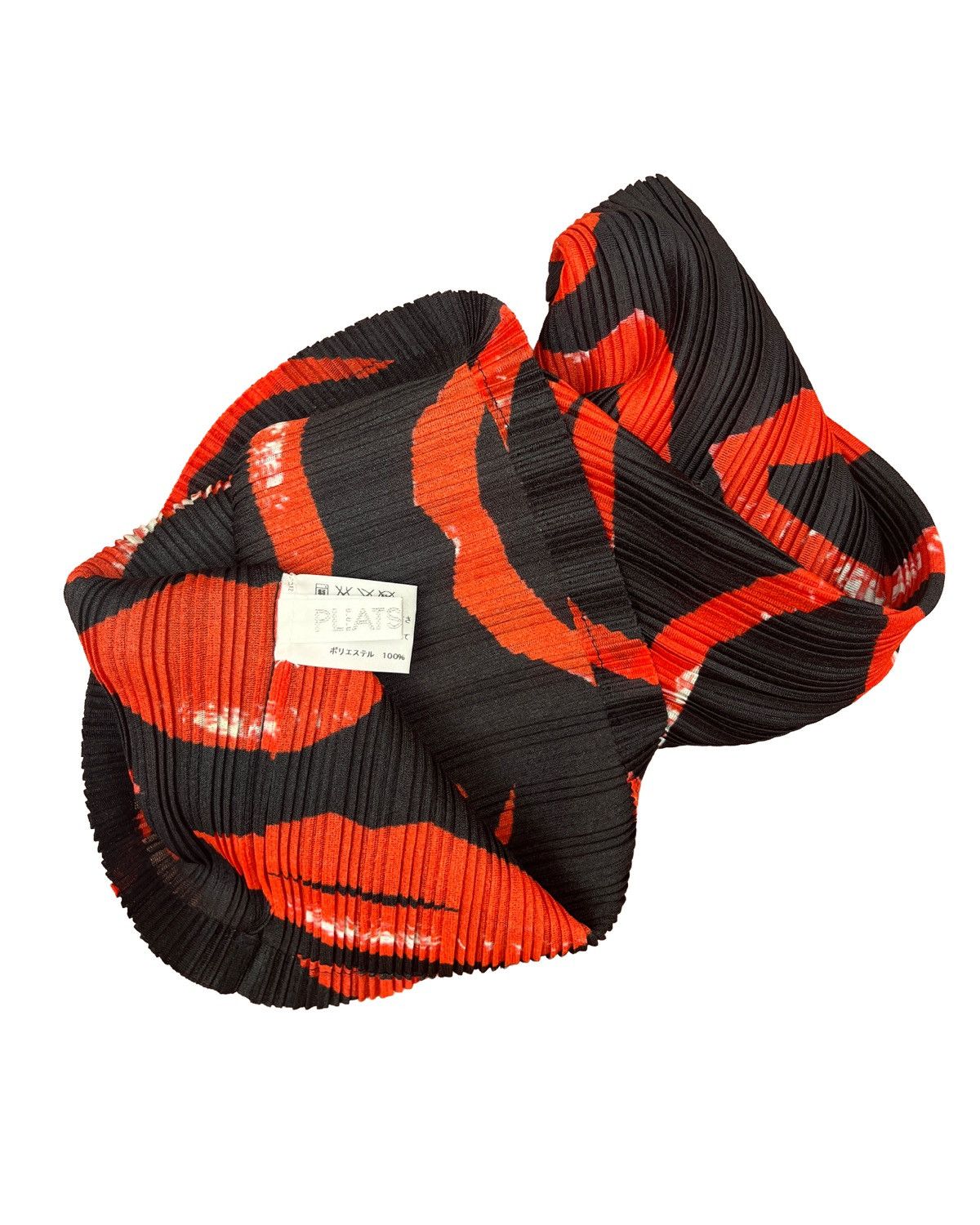 Pleats Please Issey Miyake Pleats Please Lip Print Neck Warmer Size ONE SIZE - 2 Thumbnail