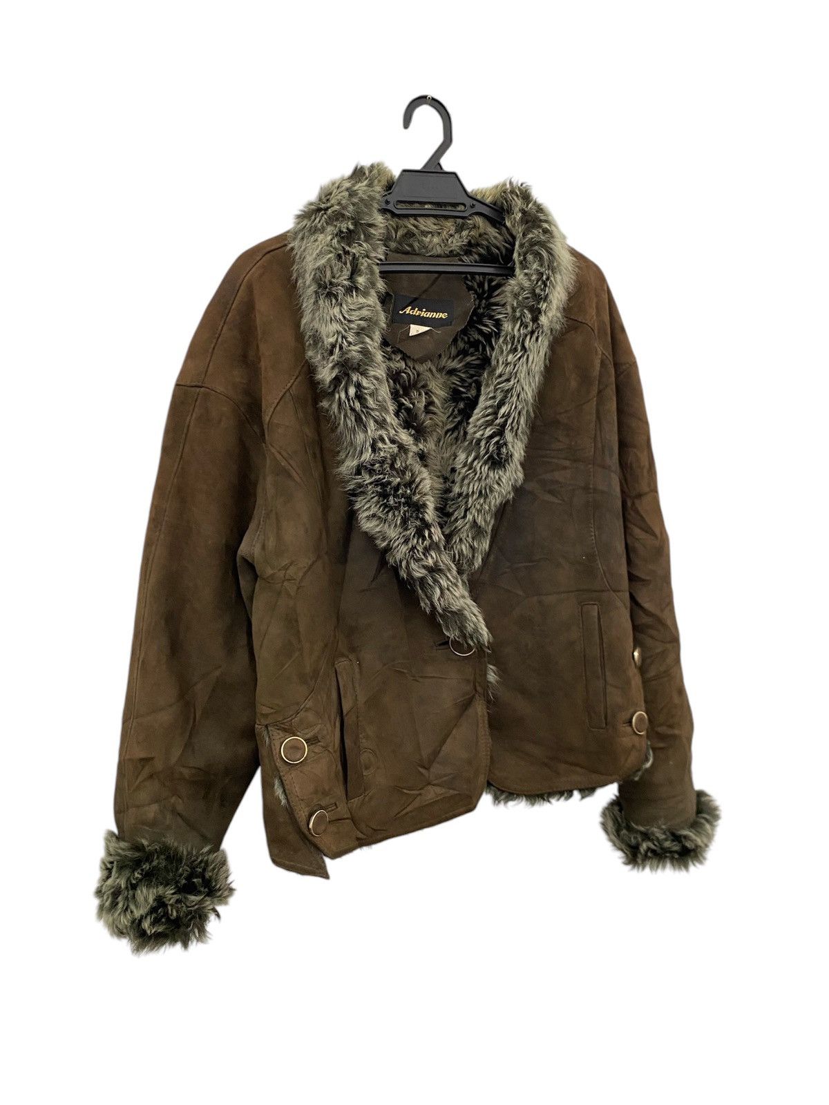 Japanese Brand VINTAGE LUXURY SHEEPSKIN JACKET FAUX FUR DESIGN MOHAIR Size M / US 6-8 / IT 42-44 - 2 Thumbnail