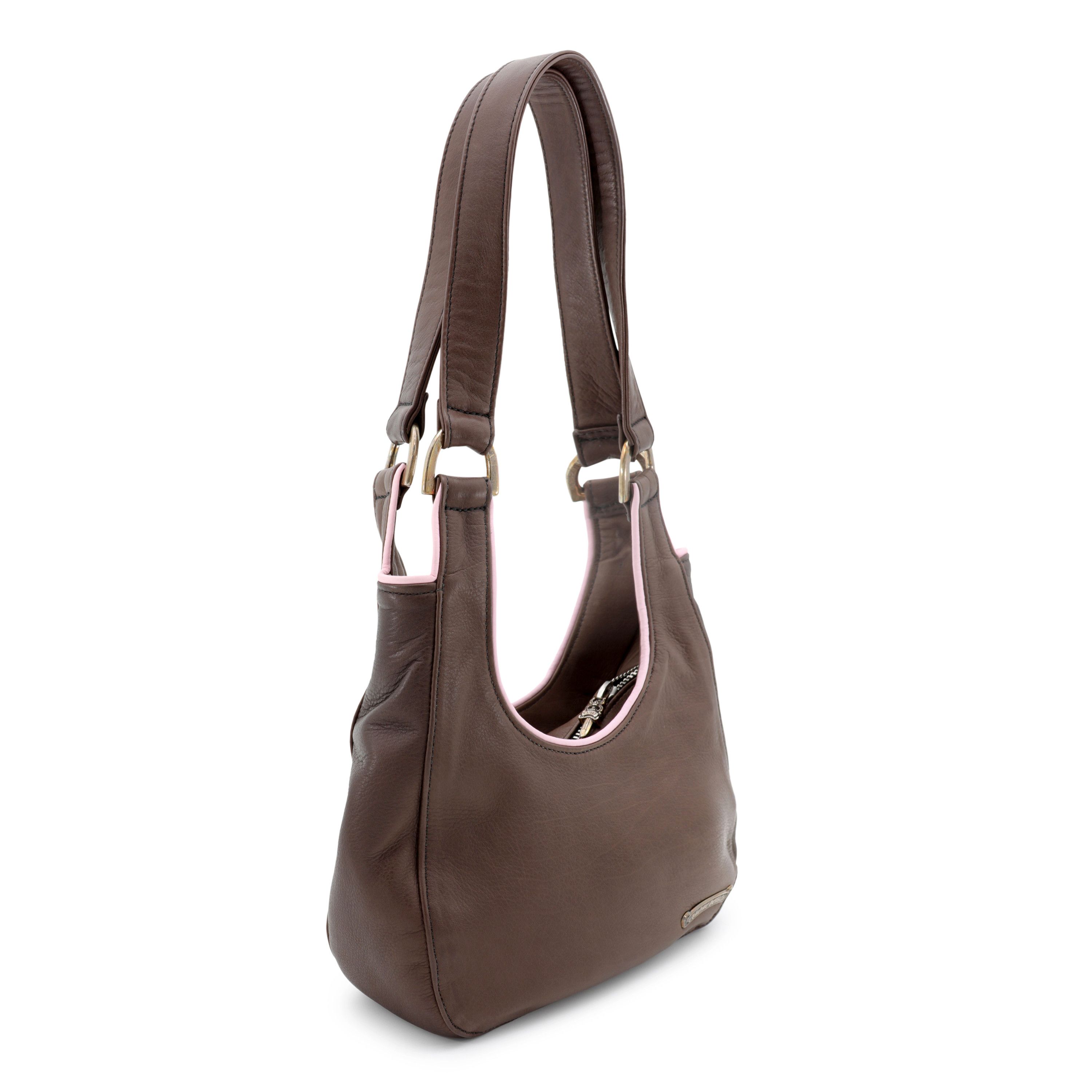 Chrome Hearts Pink & Brown Shoulder Strap Hobo Bag Size ONE SIZE - 3 Thumbnail