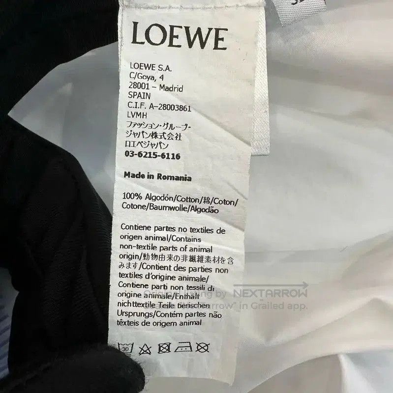 Loewe Loewe Light Blue Cotton Women's Shirt . Size XS / US 0-2 / IT 36-38 - 6 Thumbnail