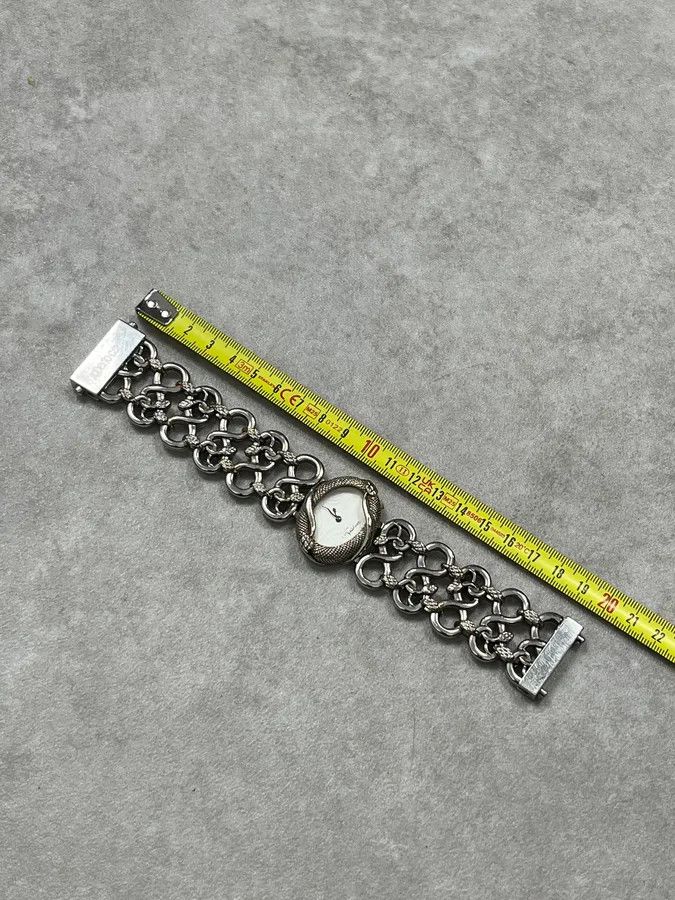 Roberto Cavalli 2010s Roberto Cavalli Snake Grey Avant-Garde Watch Size ONE SIZE - 8 Thumbnail