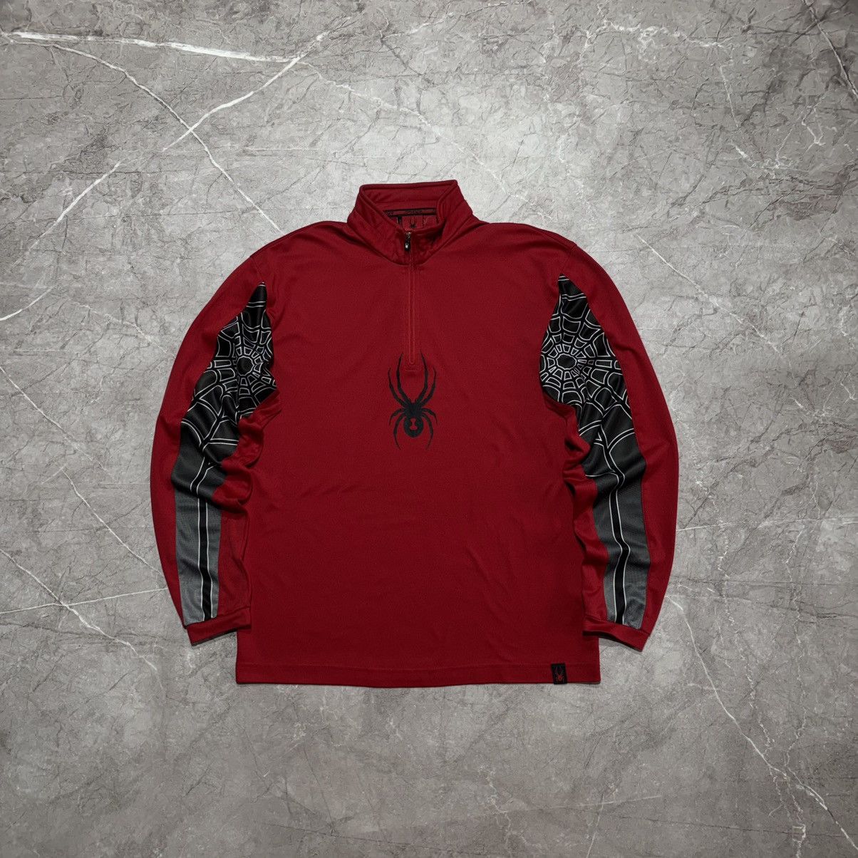 Spyder Crazy Spyder half zip y2k thermal sweatshirt VTG 2000s rare Size US L / EU 52-54 / 3 - 1 Thumbnail