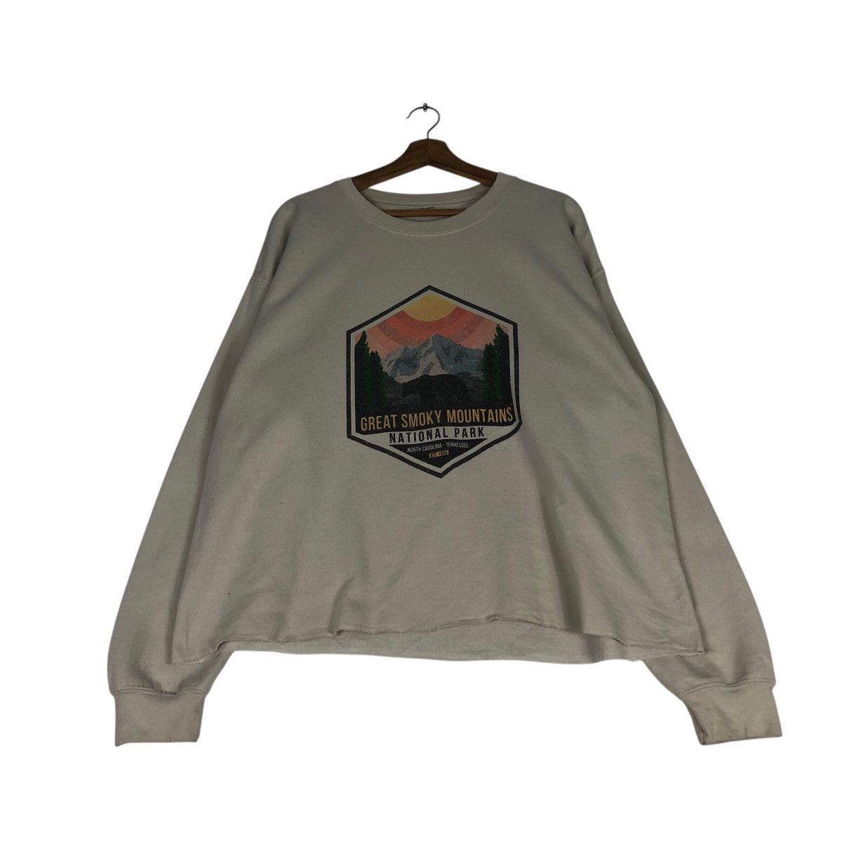Japanese Brand 📌Vintage Sweatshirt National Park Big Logo Size US M / EU 48-50 / 2 - 3 Thumbnail