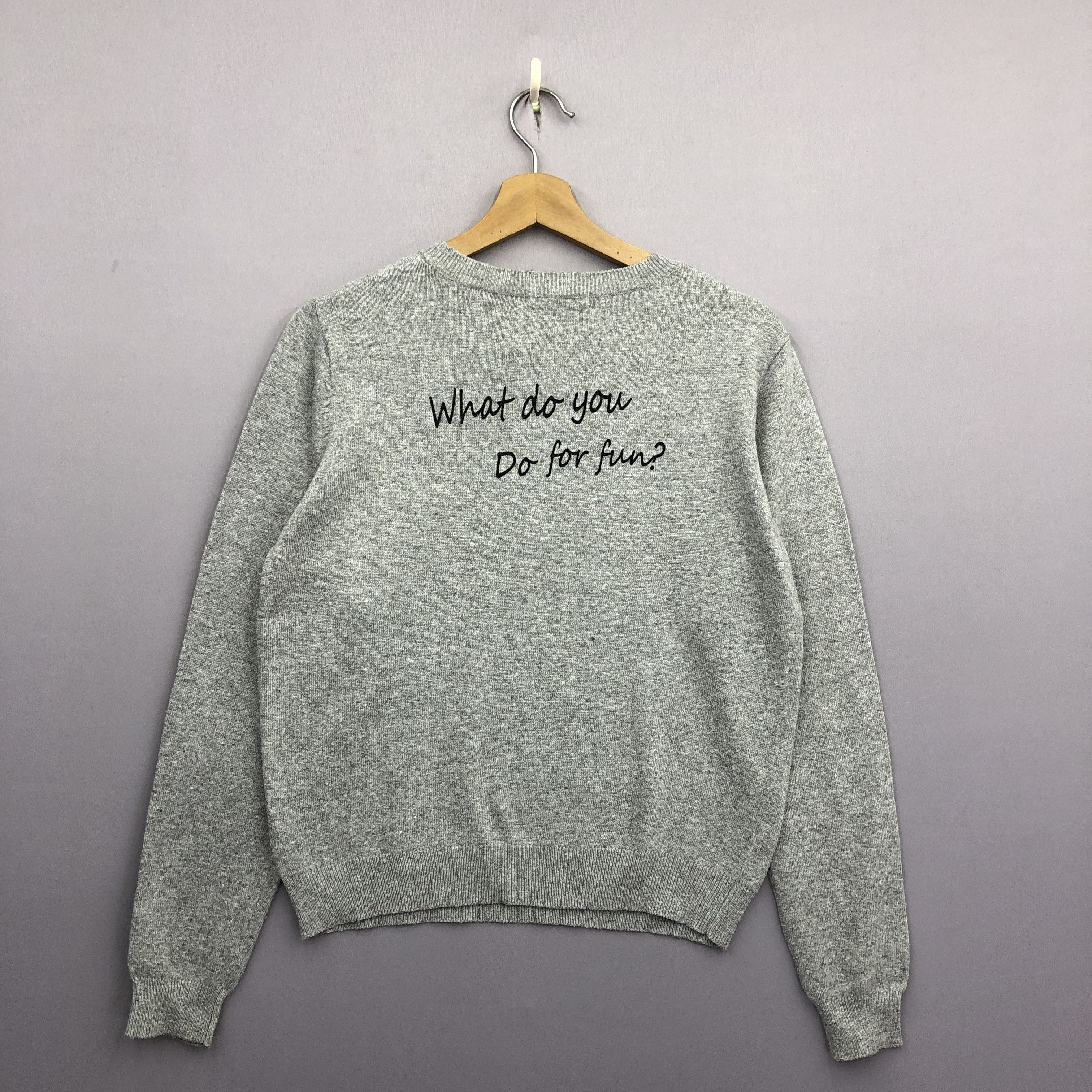Japanese Brand × Vintage Vintage Y2K Japanese Knitwear Sweater Sweatshirt Jumper Size XS / US 0-2 / IT 36-38 - 2 Thumbnail