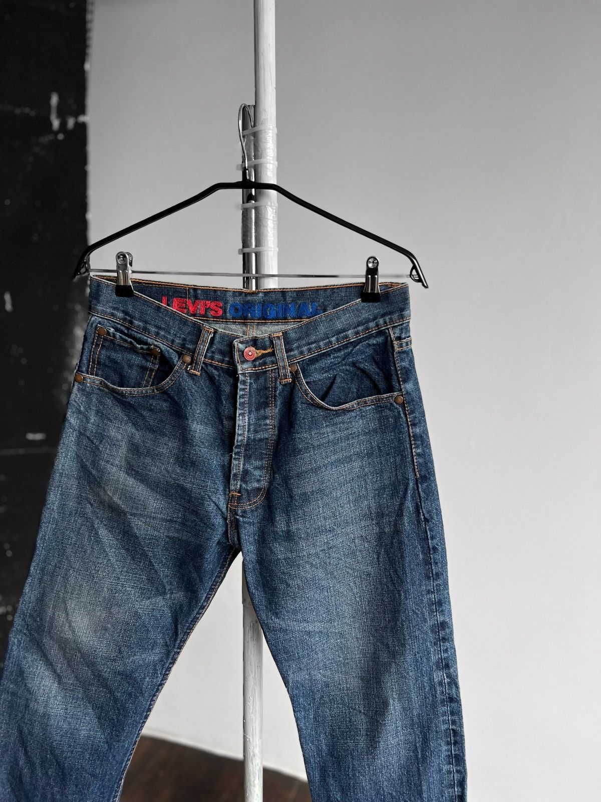 Levi's × Levi's Vintage Clothing × Vintage Levis 511 Vintage 80s 90s Blue Denim Straight Jeans Y2K USA Size US 30 / EU 46 - 2 Thumbnail