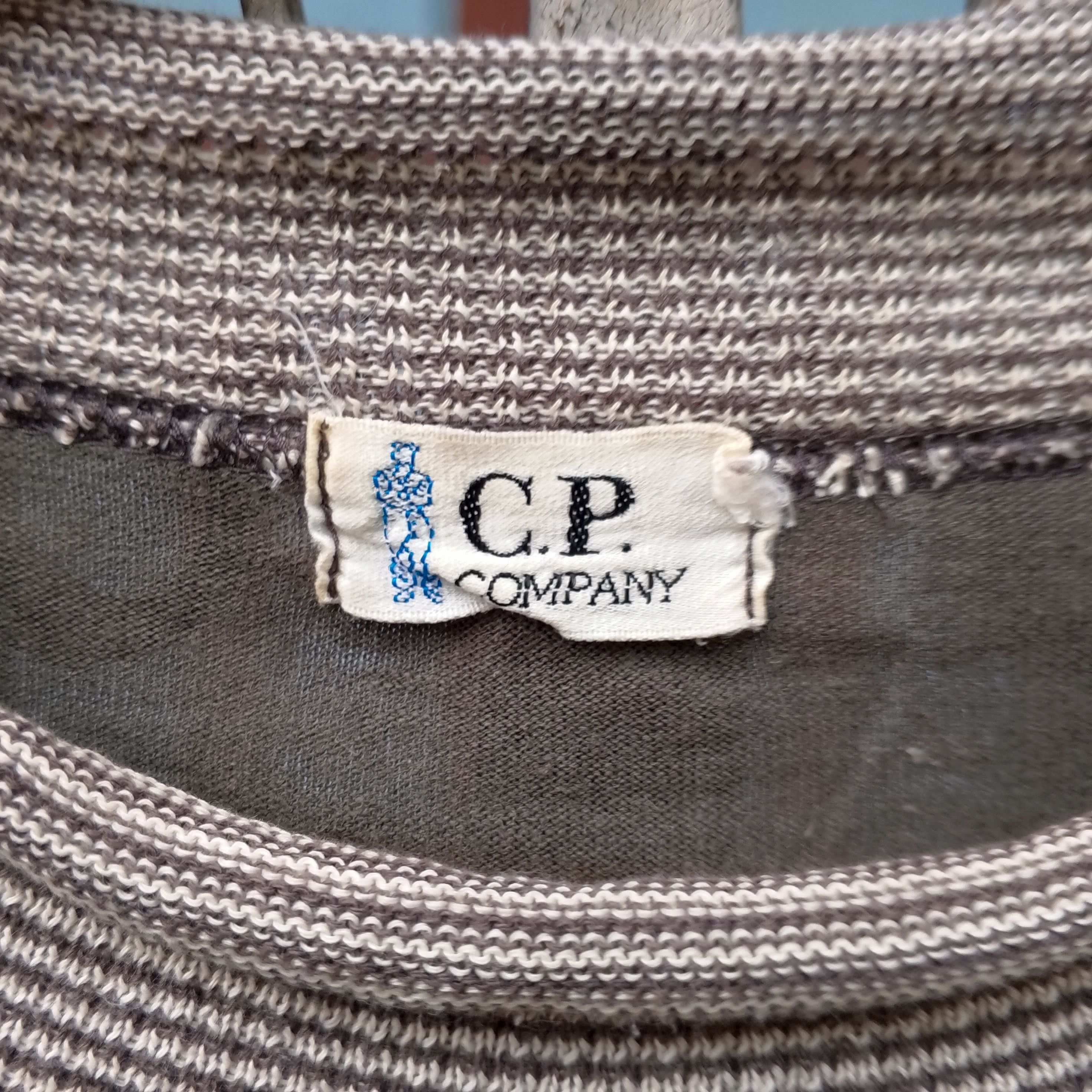 C.P. Company CP Company Box Logo Turtle Neck Long Sleeve Tshirt Size US XL / EU 56 / 4 - 6 Thumbnail