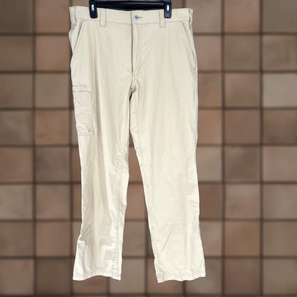 CO Alaskan Hardgear Duluth Trading Co Mens 36x34 Khaki Tan Outdoor Hiking Pants Size US 36 / EU 52 - 1 Thumbnail