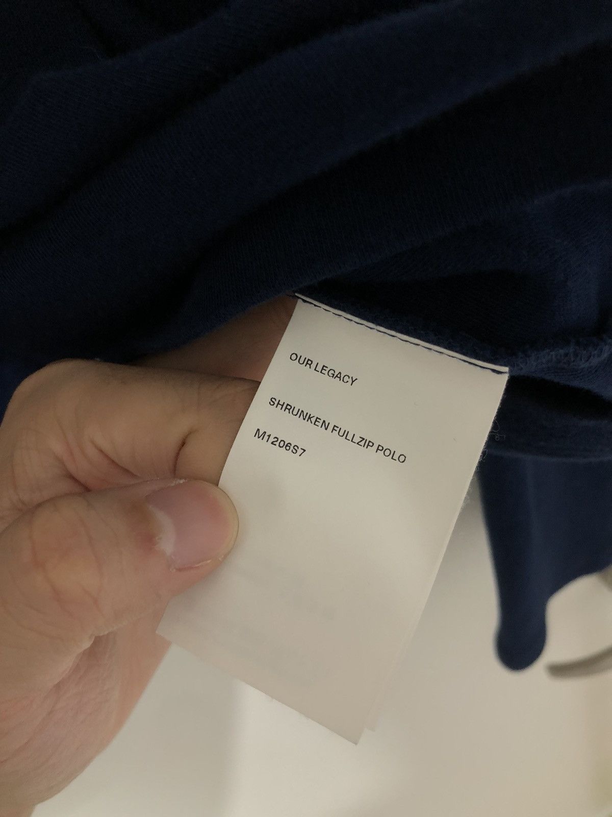 Our Legacy SHRUNKEN FULLZIP POLO Size US L / EU 52-54 / 3 - 6 Thumbnail