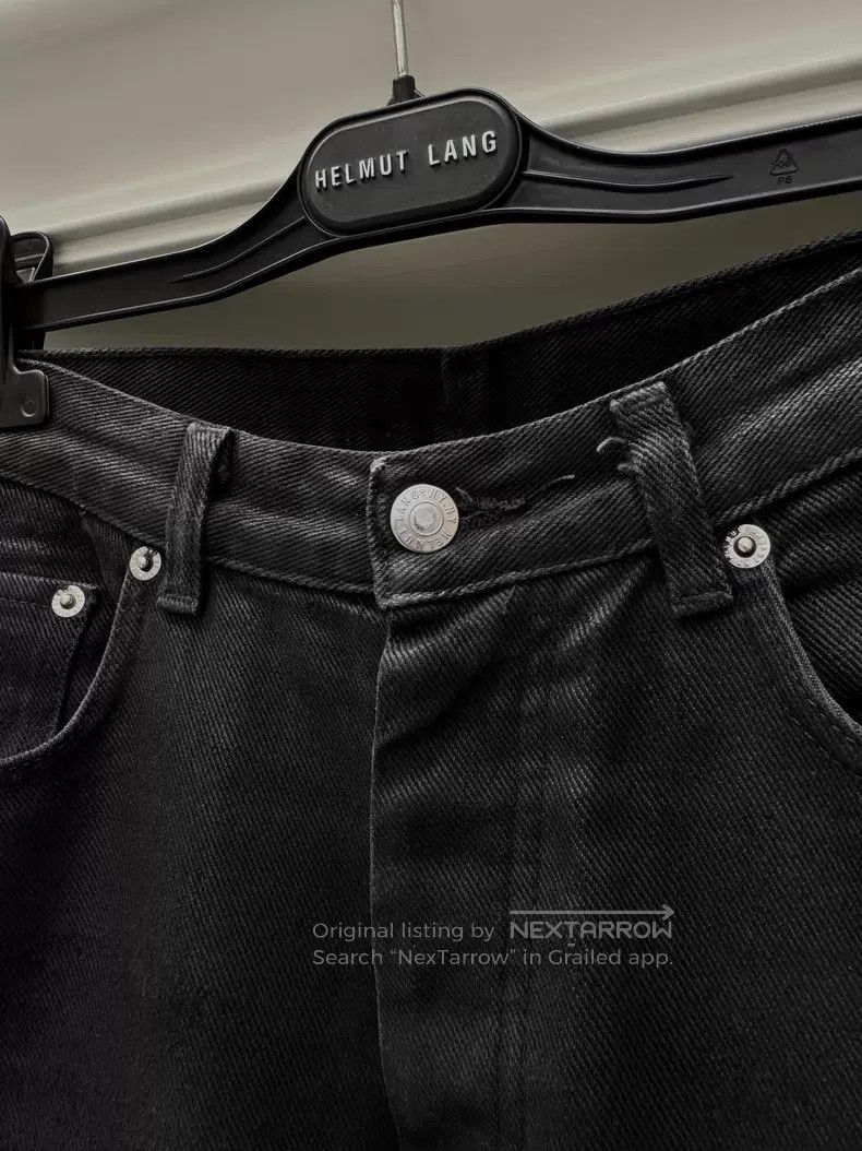 Helmut Lang Helmut Lang Waxed Black Denim Pants Size US 28 / EU 44 - 4 Thumbnail