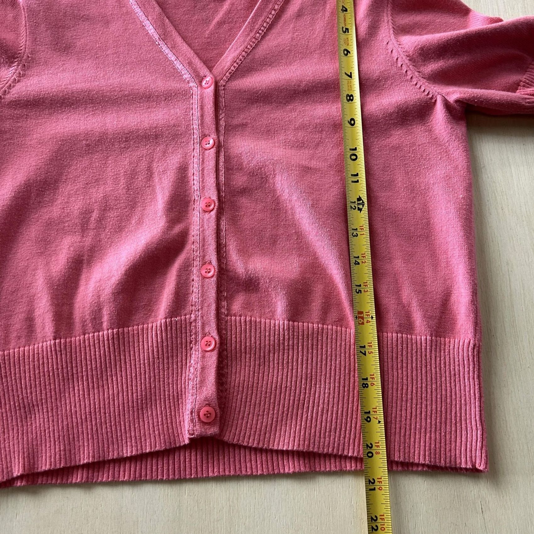 Vintage VINTAGE Casual Corner Annex Sweater Women Petite Medium Pink V Neck Cardigan Top Size M / US 6-8 / IT 42-44 - 5 Thumbnail