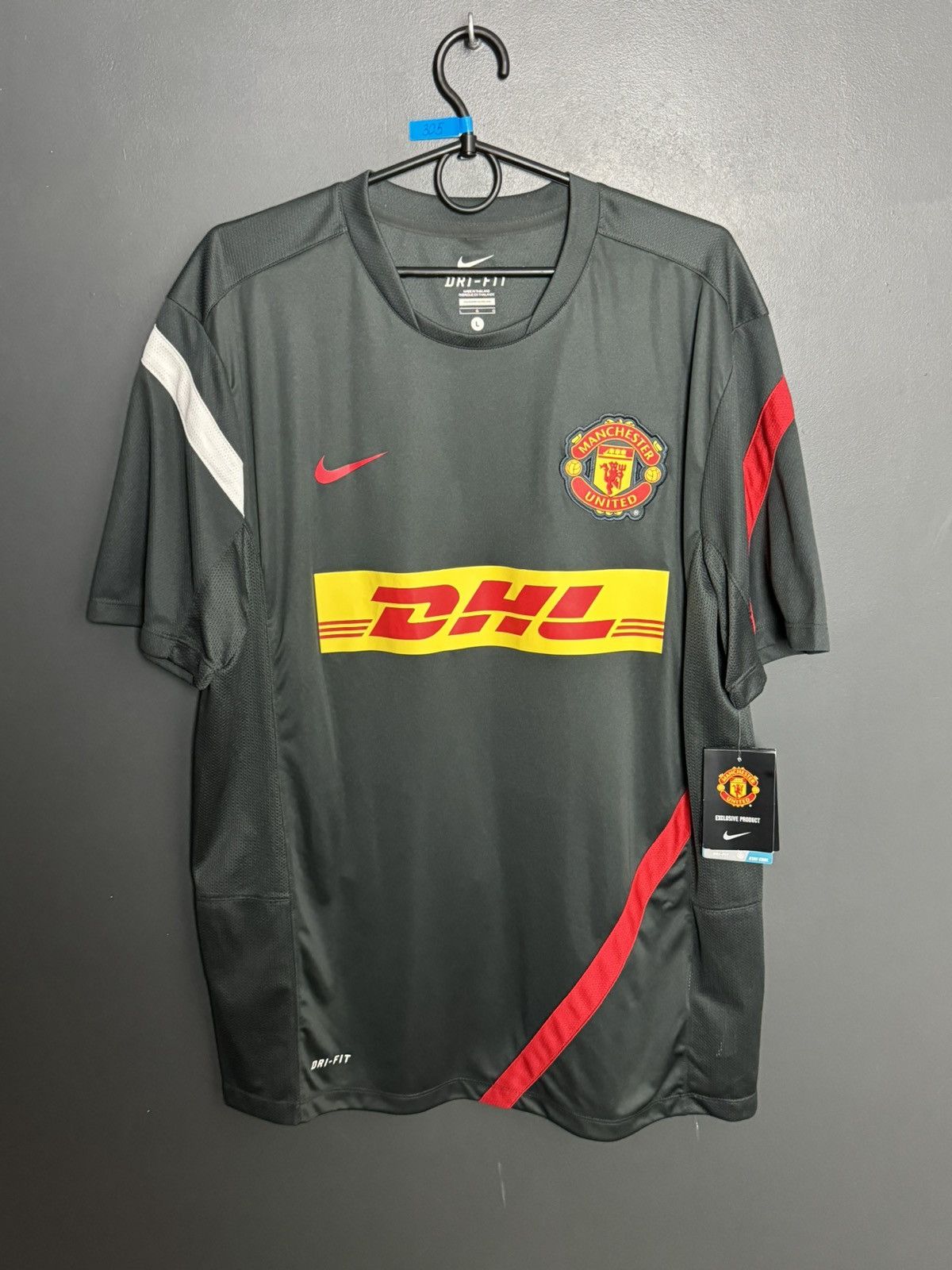 Nike New Manchester United Training Football Jersey T-Shirt Size US L / EU 52-54 / 3 - 1 Thumbnail