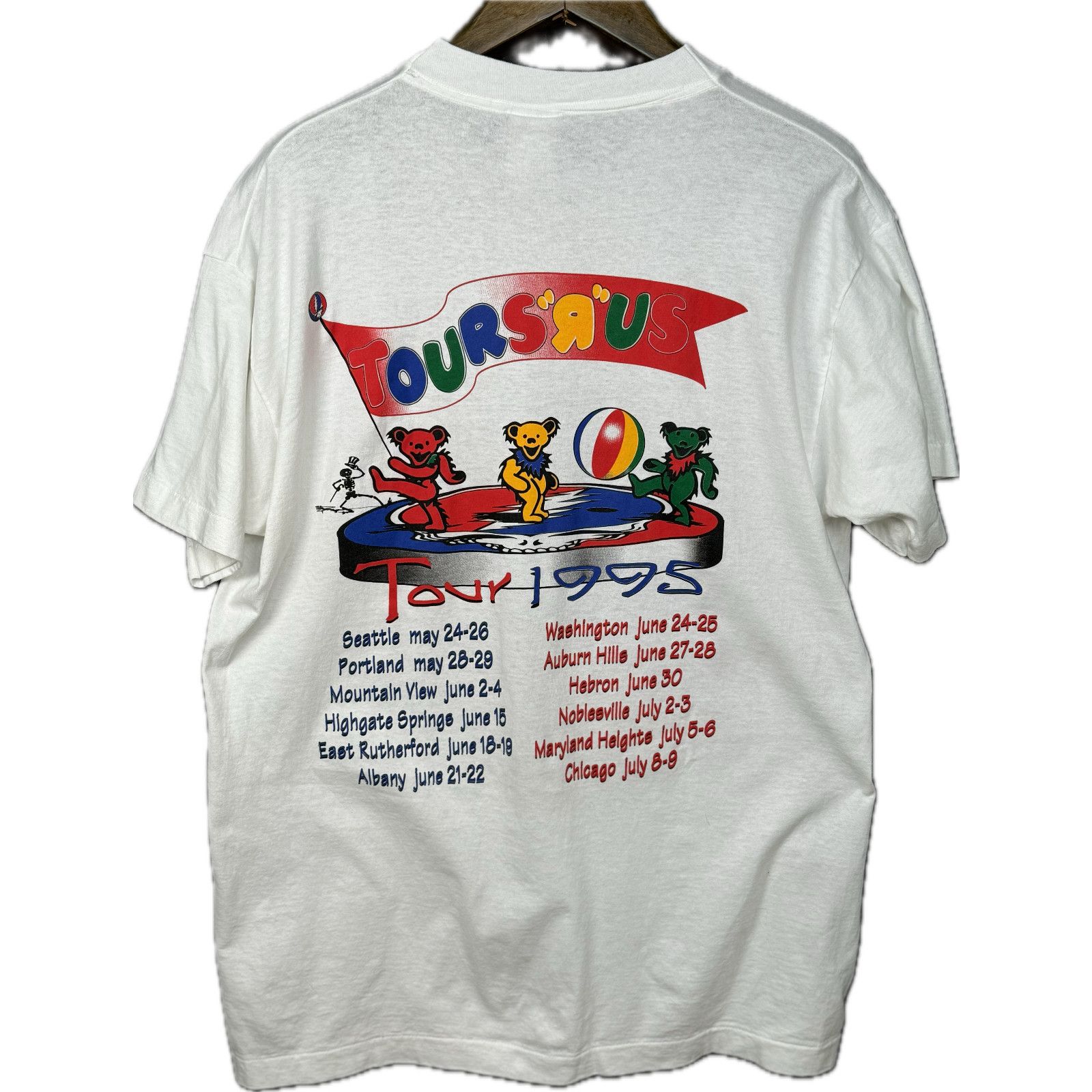 Vintage 1995 Grateful Dead 1995 'Tours 'R Us' T-Shirt XL