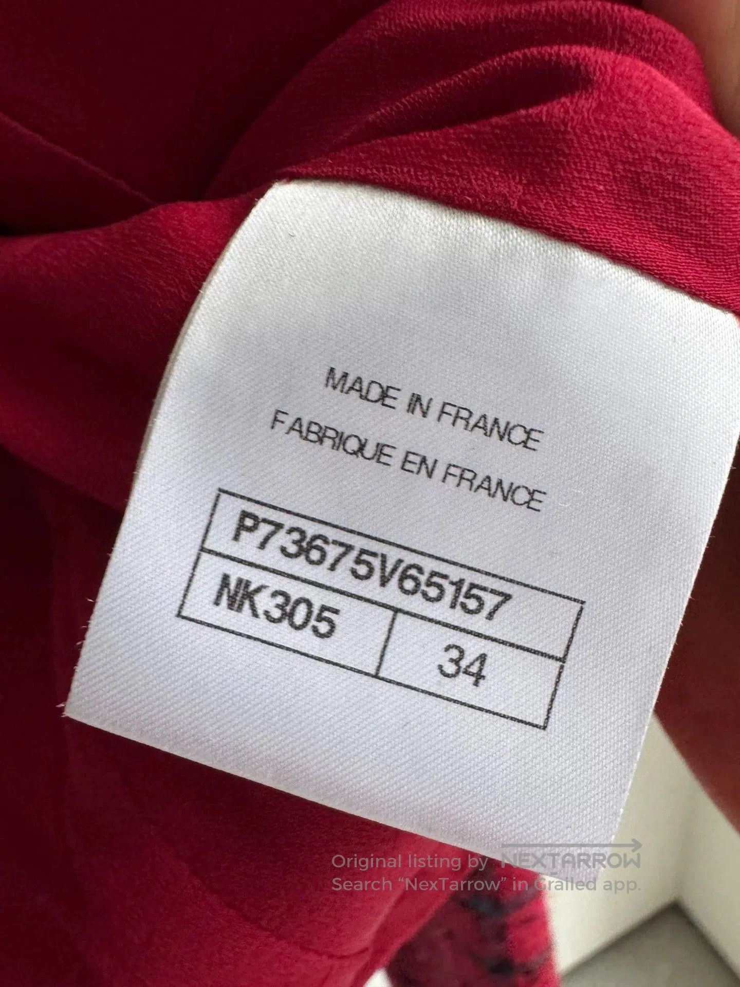 Chanel Chanel 22K Red Black Plaid Jacket. Size XXS / US 00 / IT 34 - 7 Thumbnail