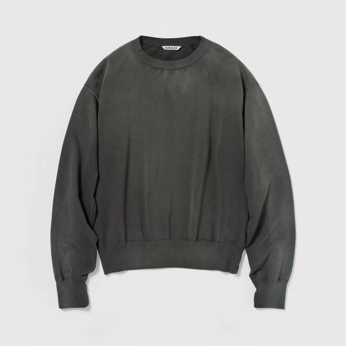 Auralee AURALEE 25AW Dyed Pima Lt. Crewneck Sweatshirt Black/Blue 5 Size US XXL / EU 58 / 5 - 1 Thumbnail