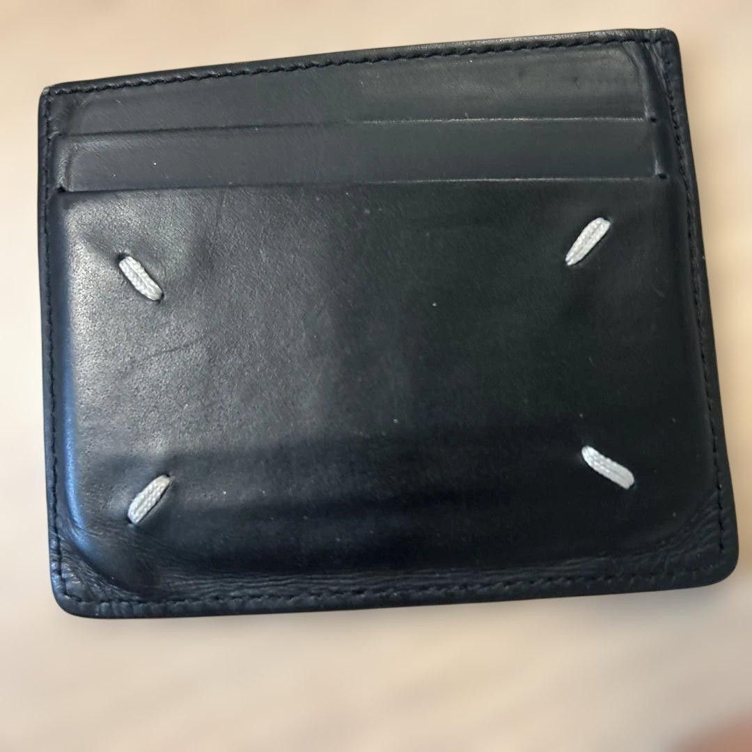 Maison Margiela 4 Stitch Motif Leather Card Case Wallet Size ONE SIZE - 1 Thumbnail