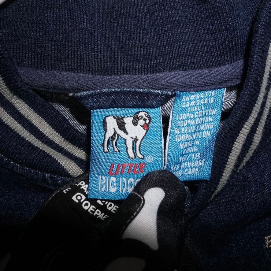 Big Dogs Large - Vintage Y2K little big dogs 90s denim bomber jacket Size US L / EU 52-54 / 3 - 3 Thumbnail