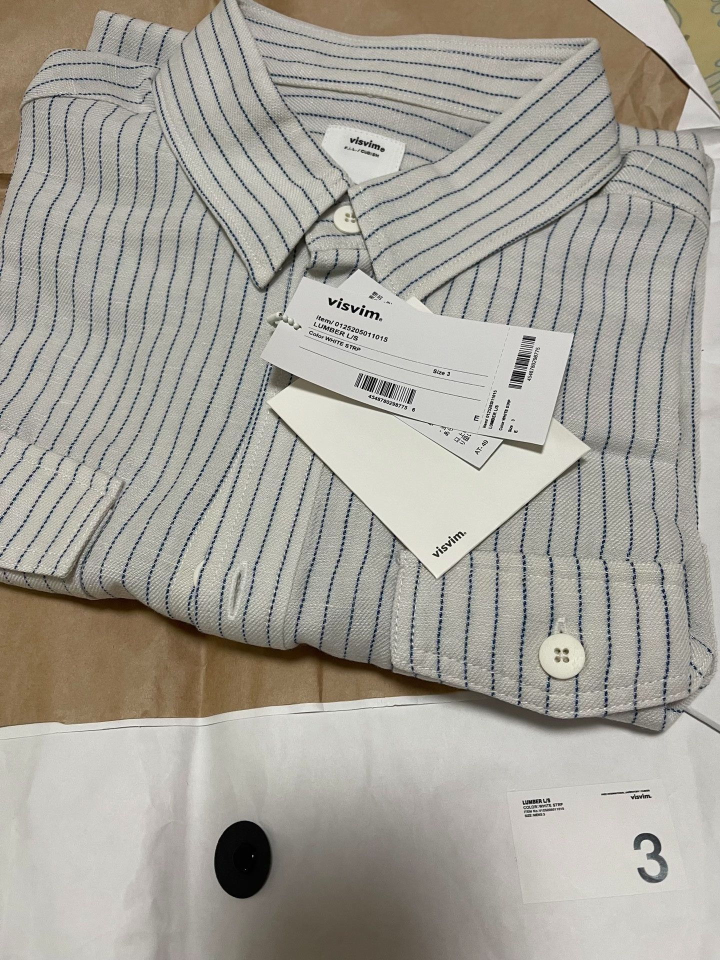 Visvim VISVIM Lumber Striped Long-Sleeve Shirt Size US L / EU 52-54 / 3 - 1 Thumbnail