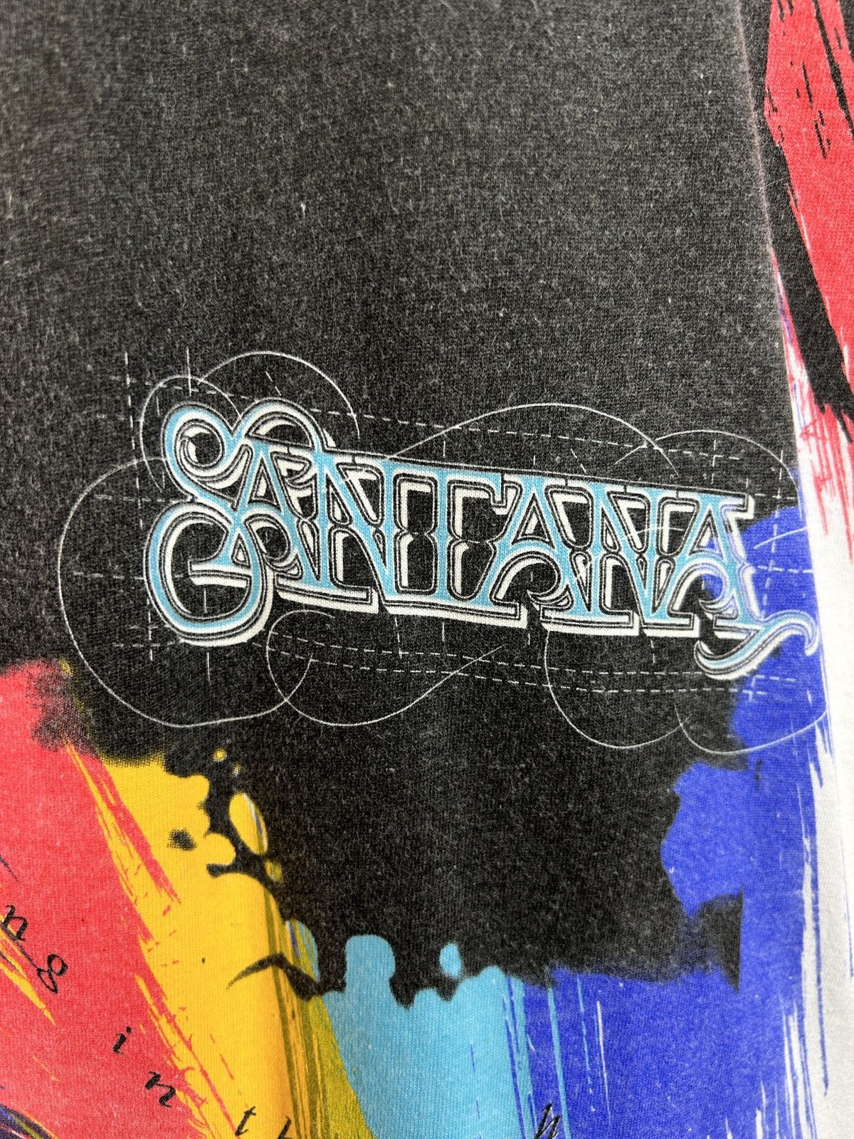 Band Tees Vintage Santana 1990 Spirits Dancing In The Flesh Tour Tee Size US M / EU 48-50 / 2 - 3 Thumbnail