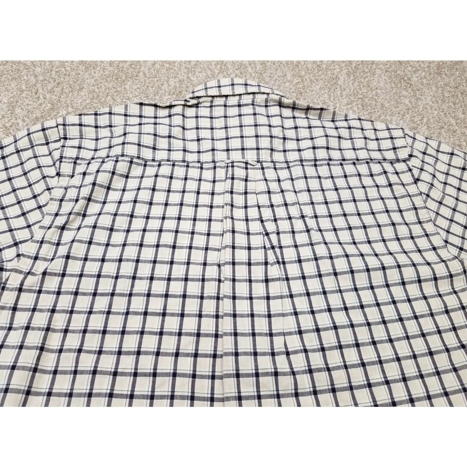 Eddie Bauer Eddie Bauer Shirt Mens Medium Blue Check Button Casual 100% Cotton Camp Outdoors Size US M / EU 48-50 / 2 - 5 Thumbnail